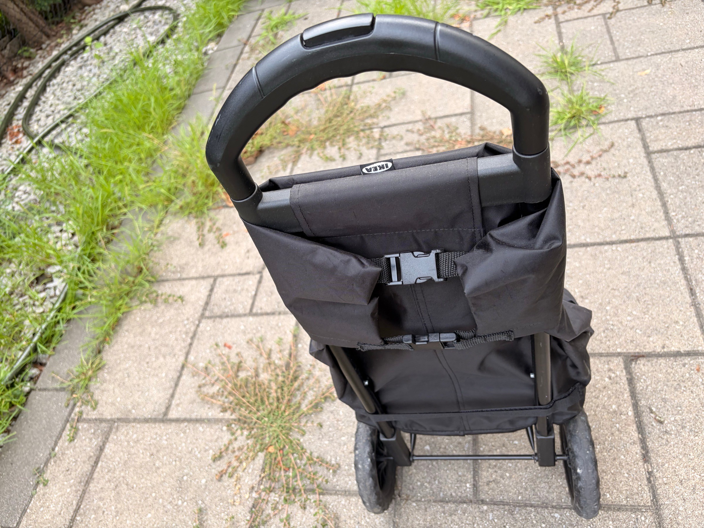 IKEA Large-Capacity Folding Shopping Trolley — Black - photo 3