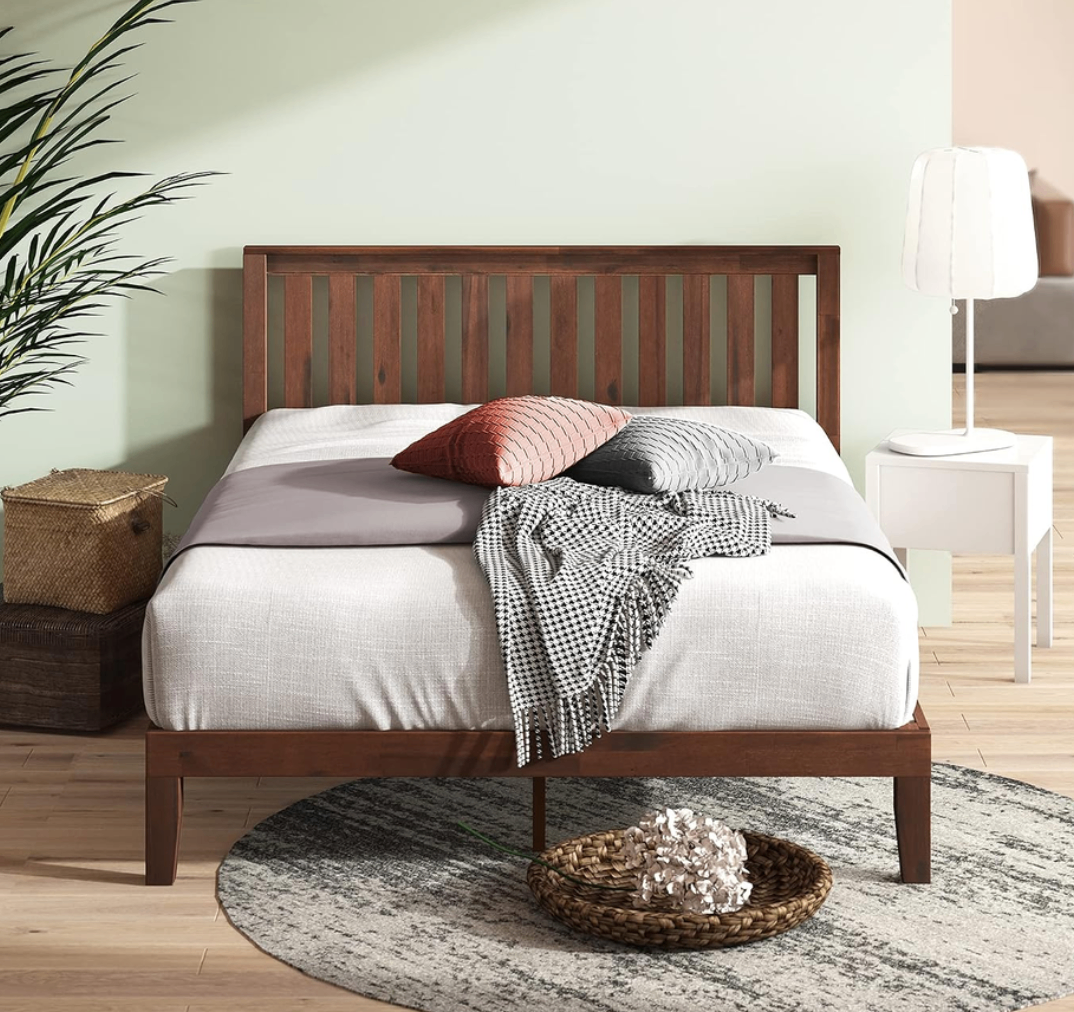 NEW Full/Double Solid Wood Bed with Headboard