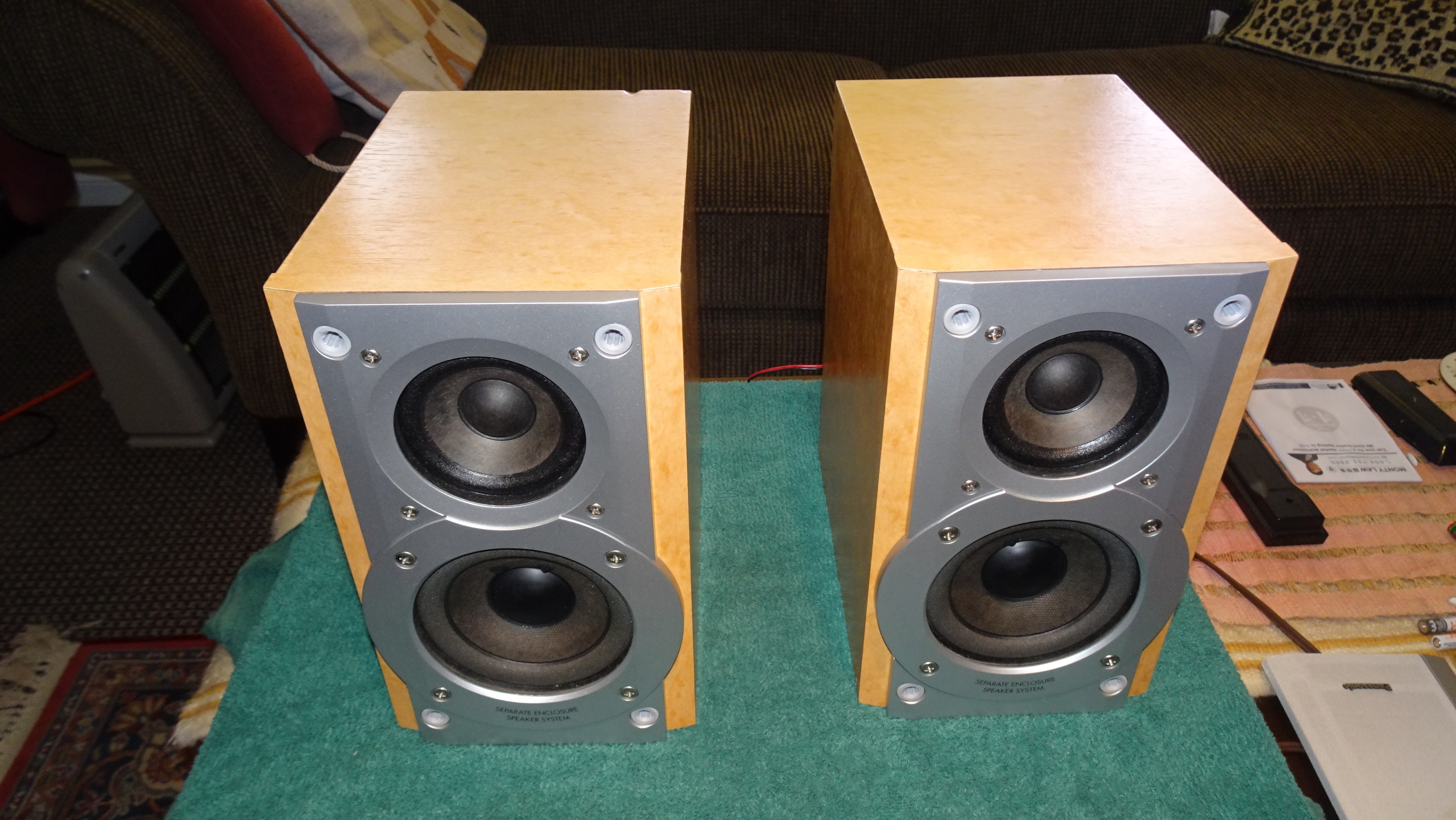 Panasonic SA PM 25 Bi Amp Speakers