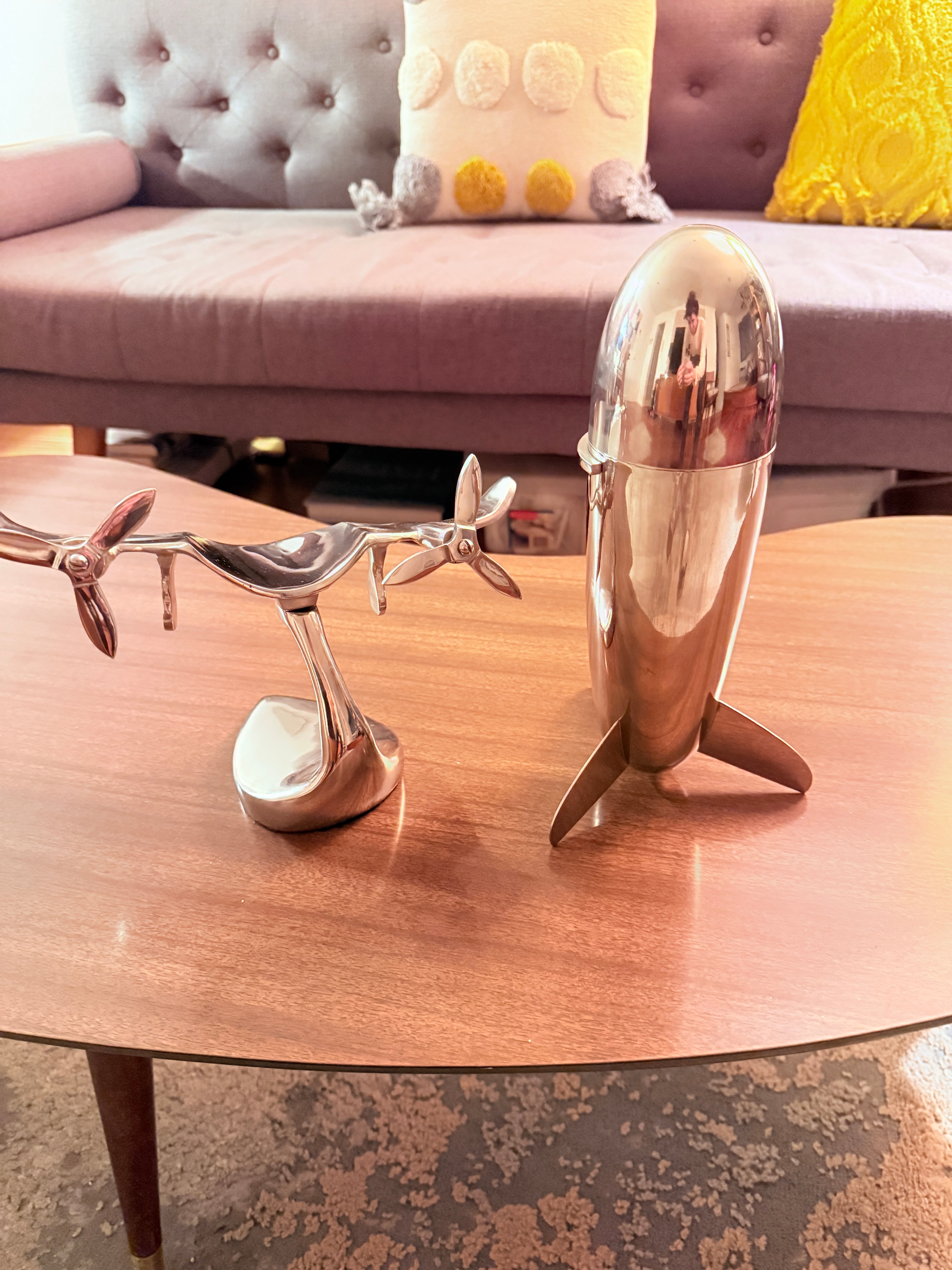 ✈Godinger Airplane Cocktail Shaker on Stand✈ - photo 2