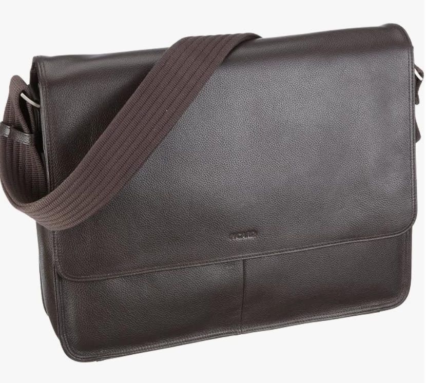 Picard Milano Messenger, Dark Brown German Leather