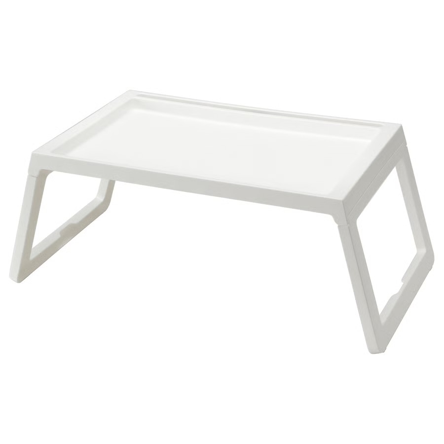IKEA KLIPSK Foldable Bed Tray / Laptop Table – White