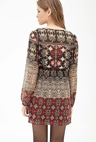Forever 21 Multicolor Geometric Boho-Chic Dress - photo 2