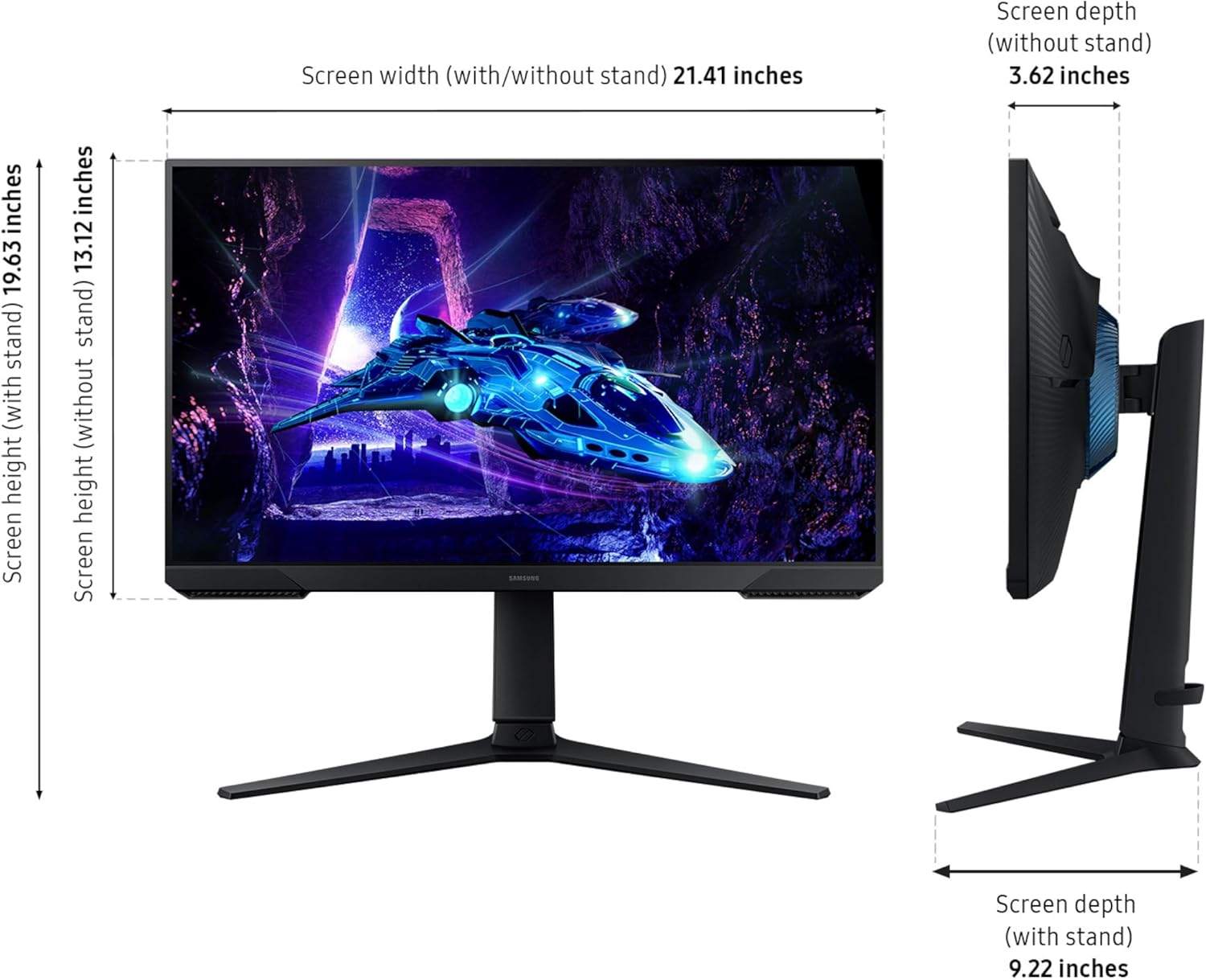 Like New Samsung 24” Odyssey G3 Gaming Monitor FHD 180Hz - photo 5