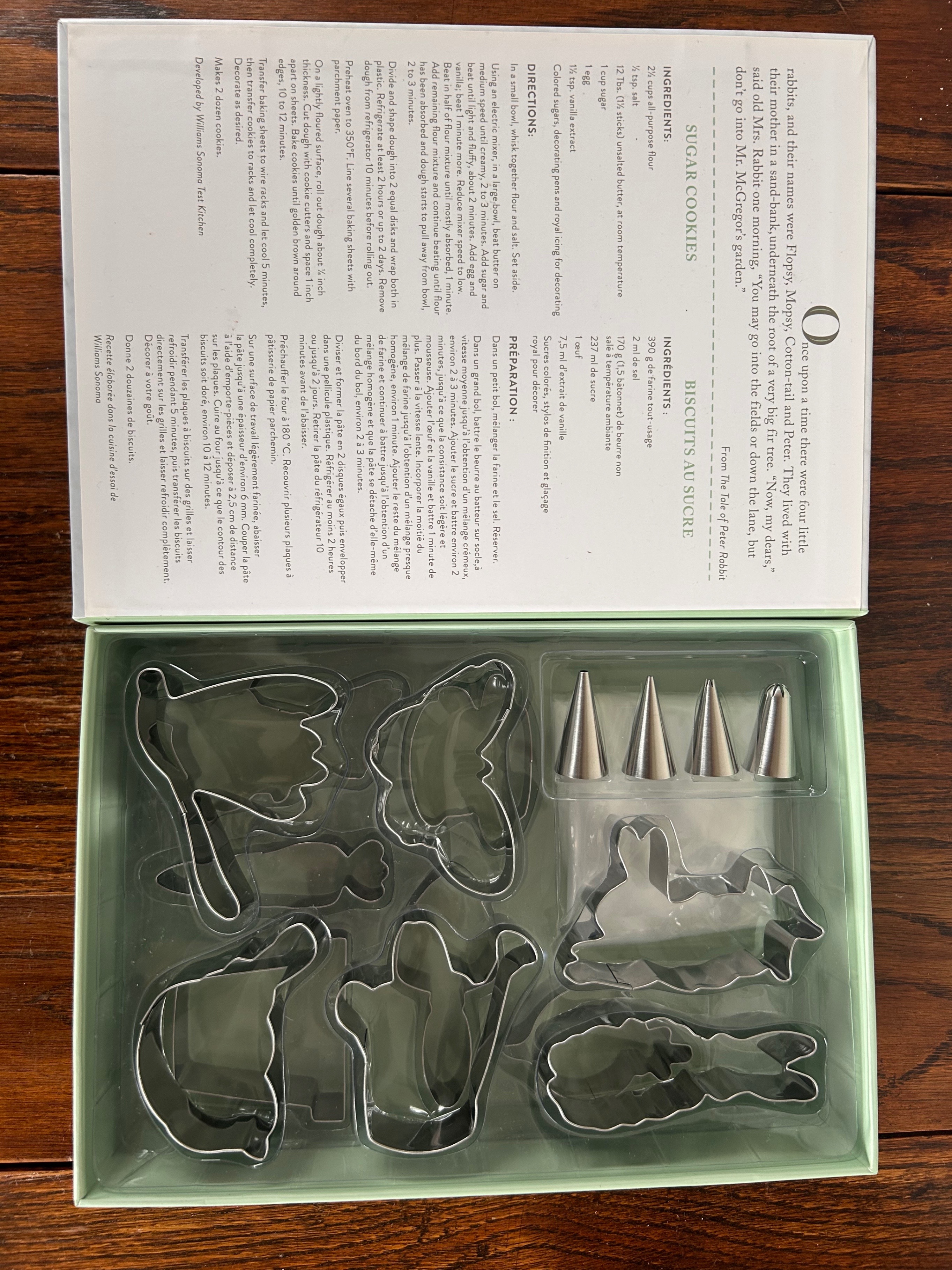Williams Sonoma Peter Rabbit Cookie Baking Kit - photo 2