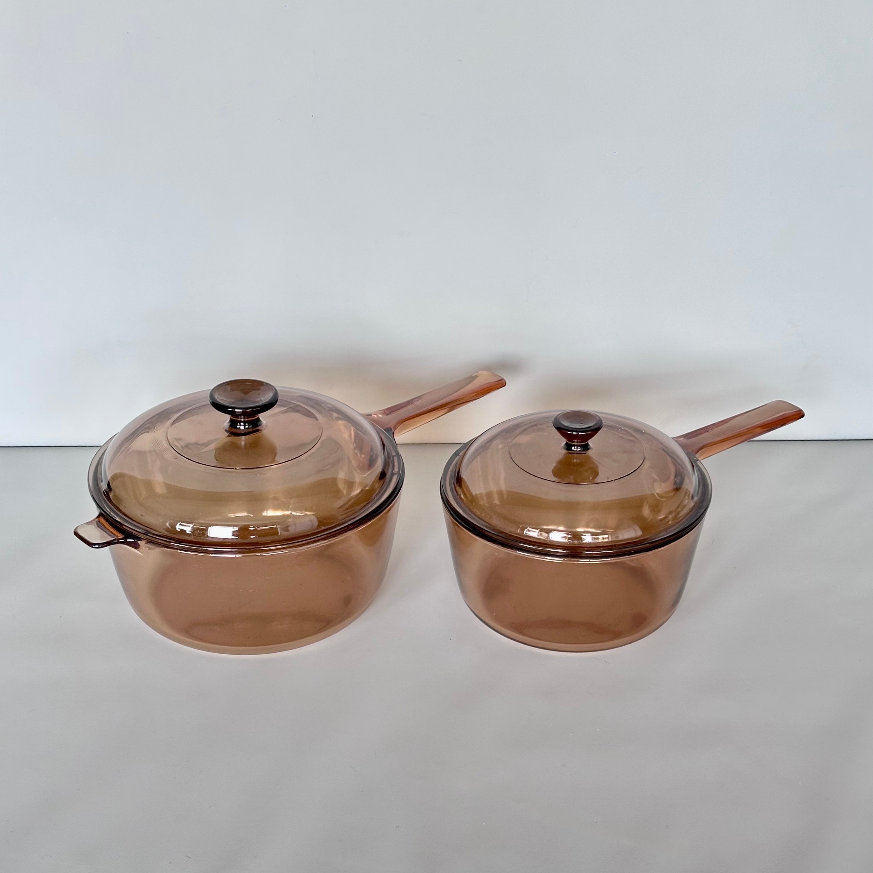 Vision Glass Cookware 2.5 and 1.5 L Pot Set