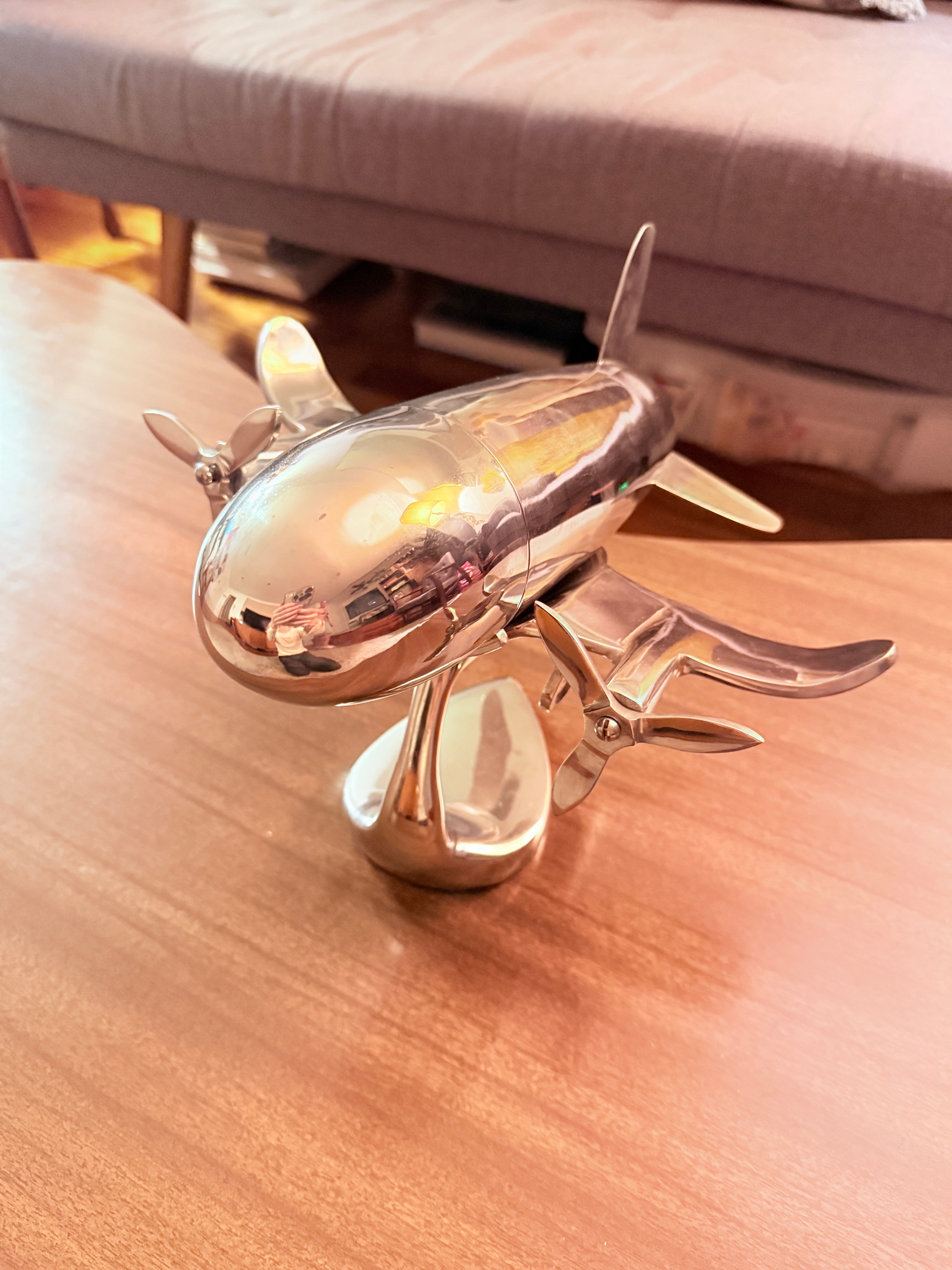✈Godinger Airplane Cocktail Shaker on Stand✈