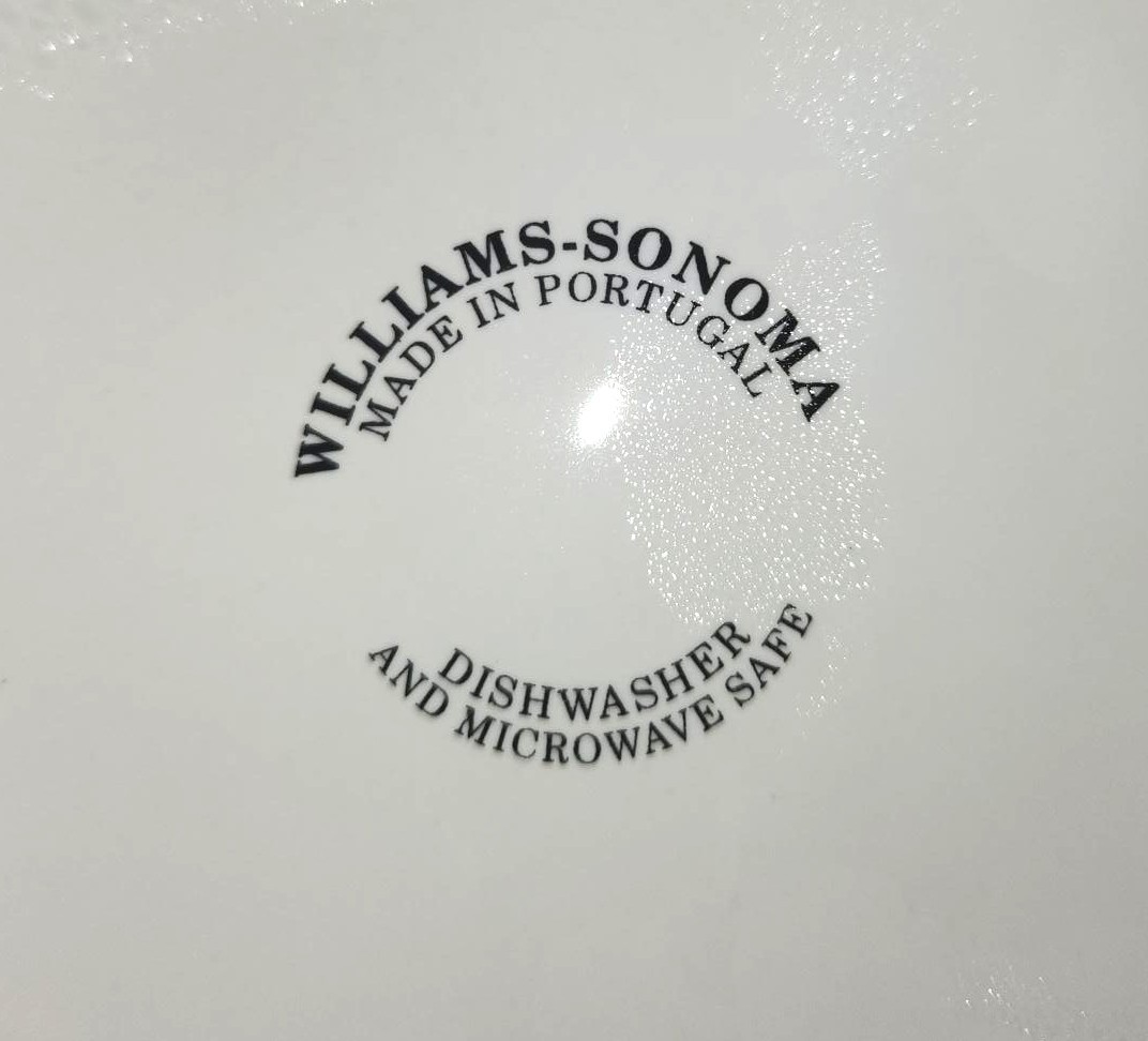 Vintage Williams-Sonoma LG Serving Bowl - Herb Motif - photo 3