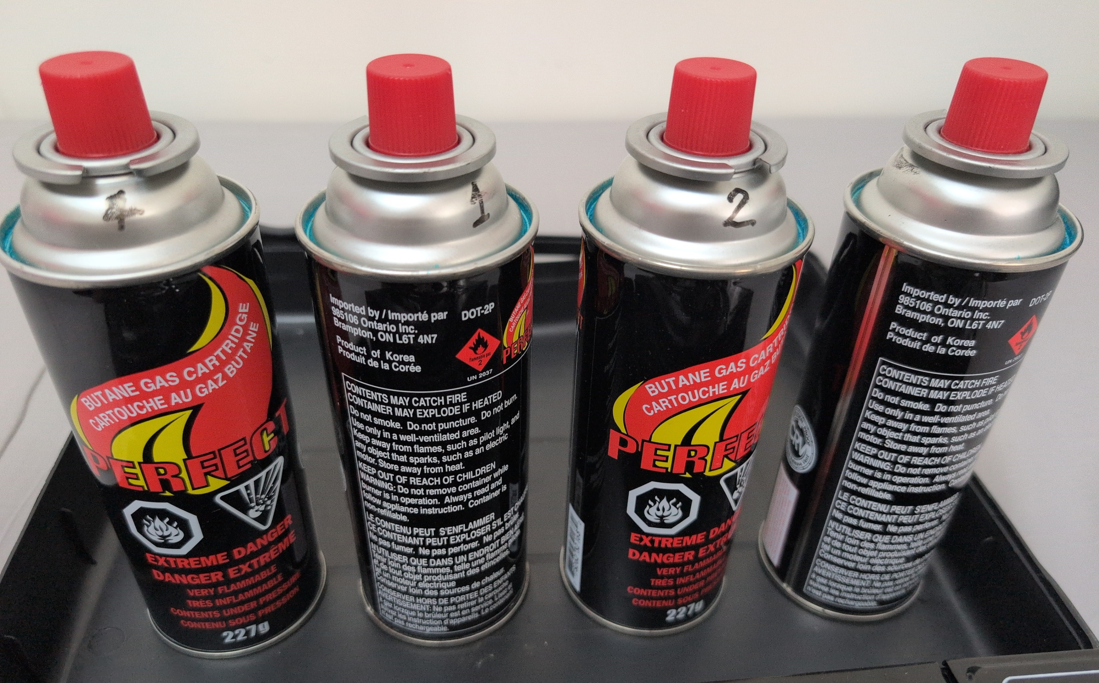 MyLand Portable Gas Stove with 4 Butane Fuel Canisters - photo 2