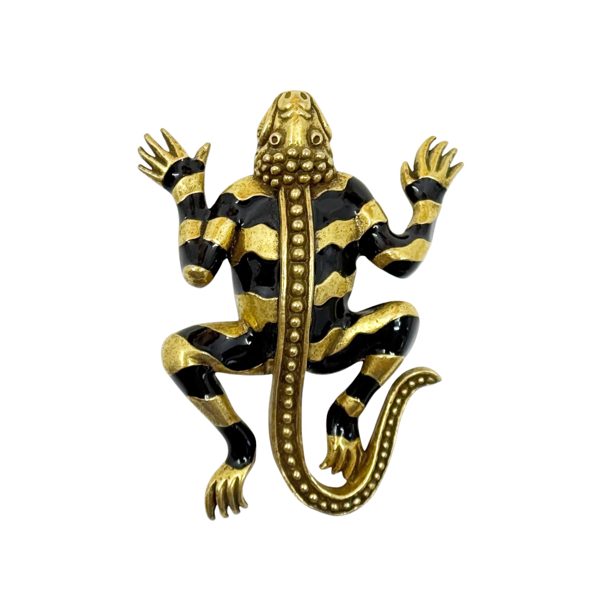 MMA Metropolitan Museum of Art Gold Egyptian Lizard God brooch