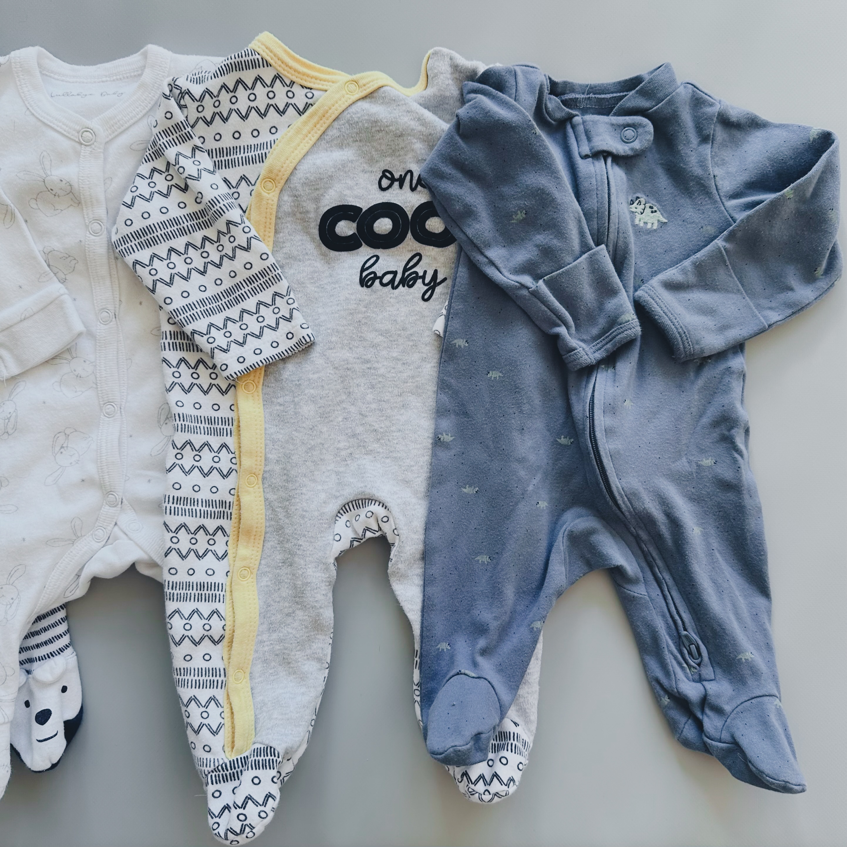 Baby Boy Sleepers Bundle - 0-3 Months - photo 3