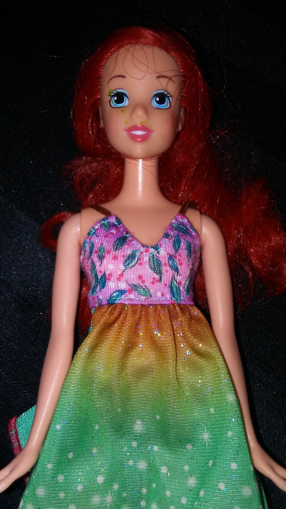 Disney Little Mermaid Doll (Green Dress) - photo 2