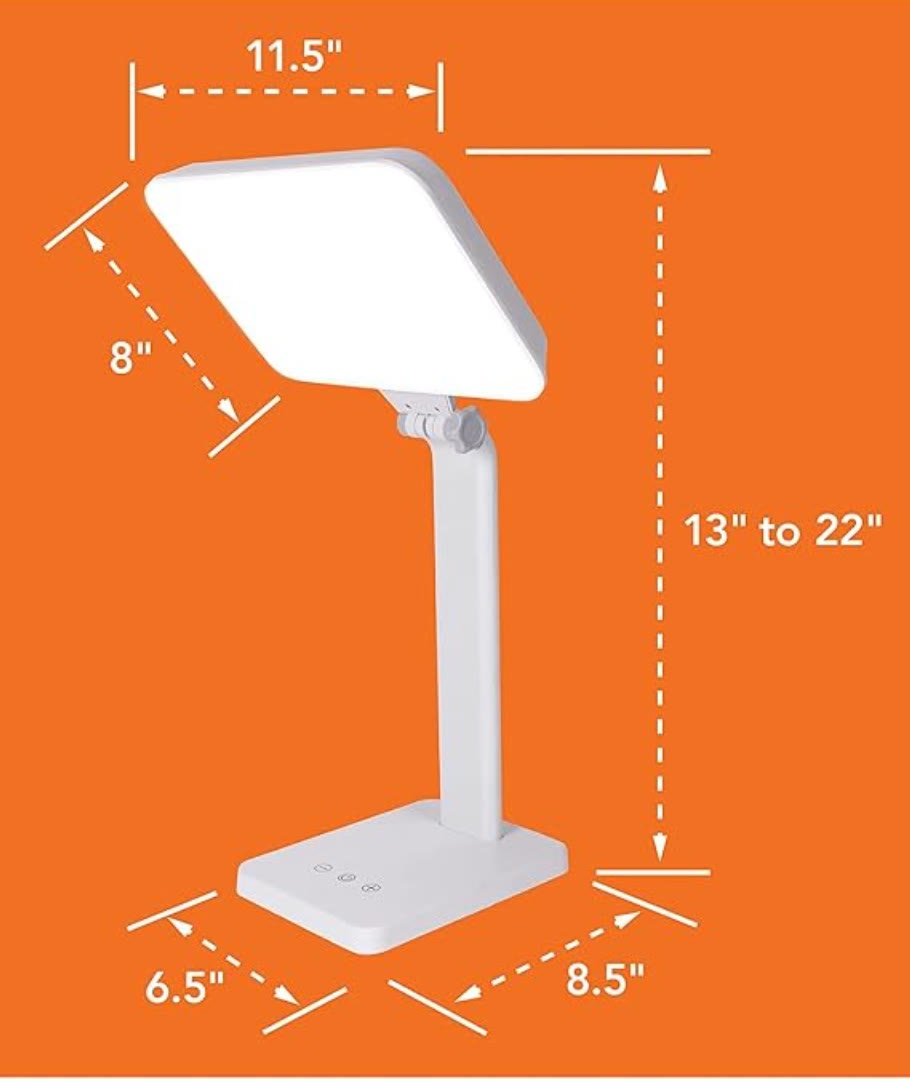 Theralite Aura Light Therapy Lamp, 10,000 Lux - photo 2