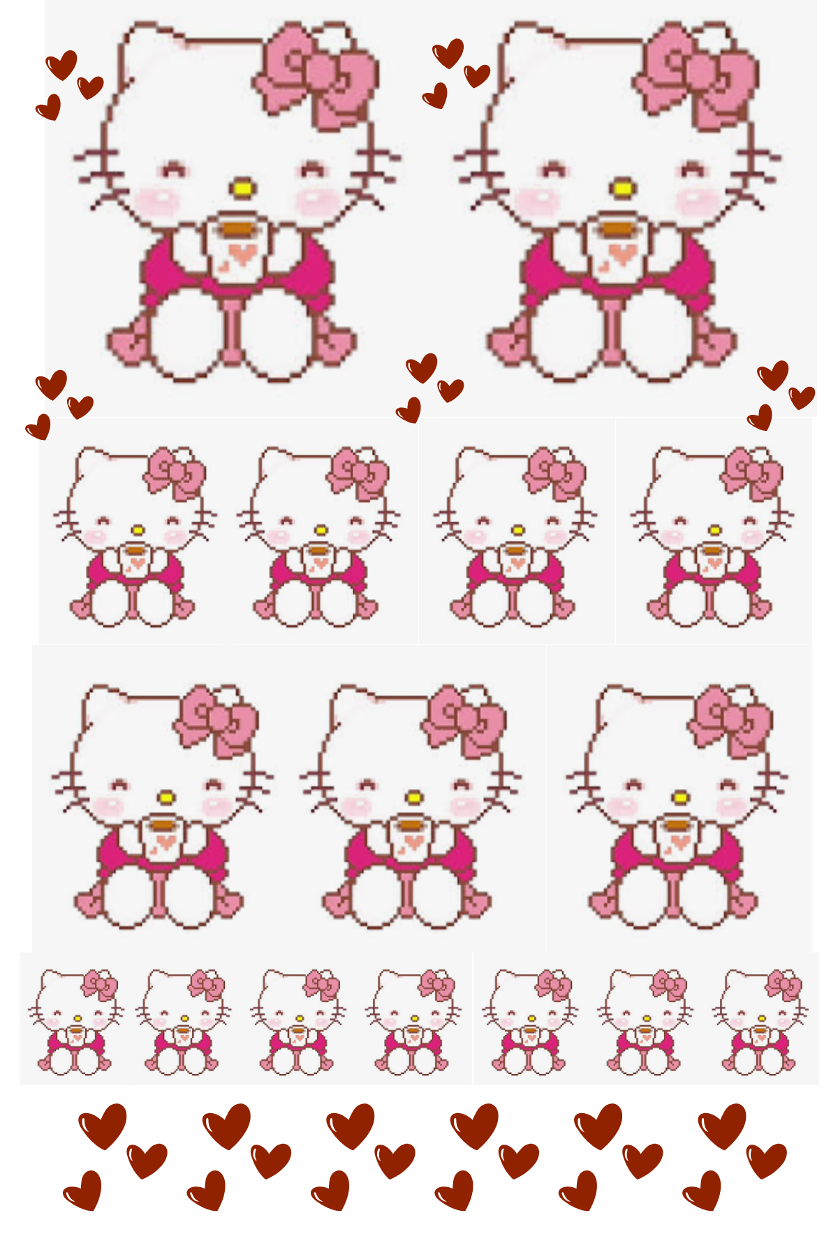 Big Value Color Hello Kitty Stickers Set Vol 2 (6 Sheets) - photo 4