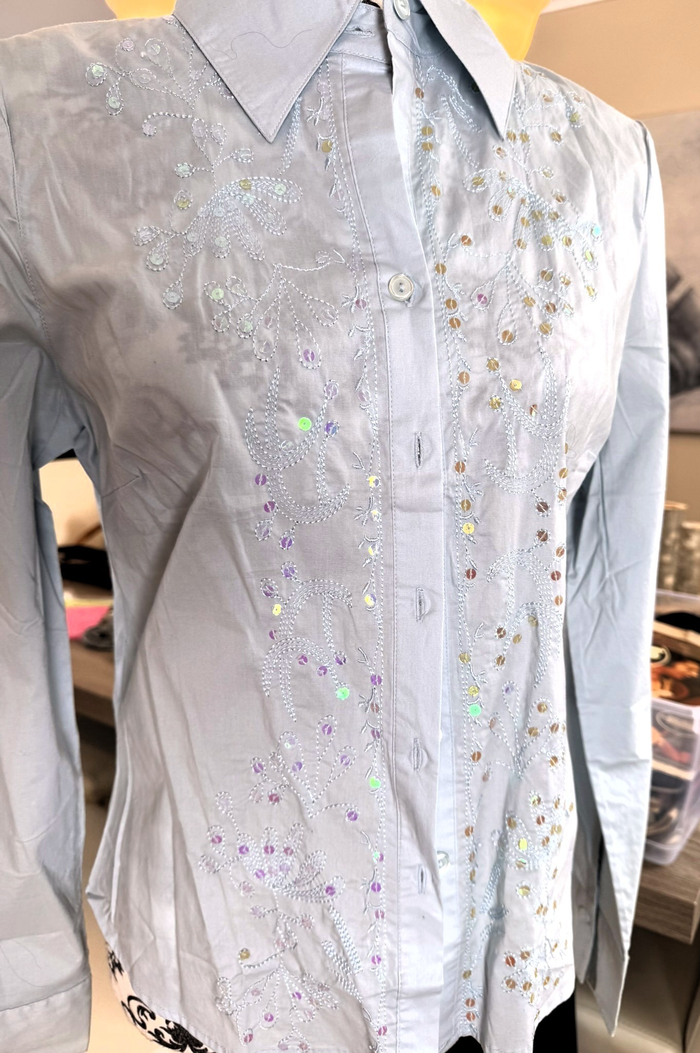 🤠 NEW Dalia Western Cowgirl Shirt / Blouse Cowgirl NEUVE - photo 3