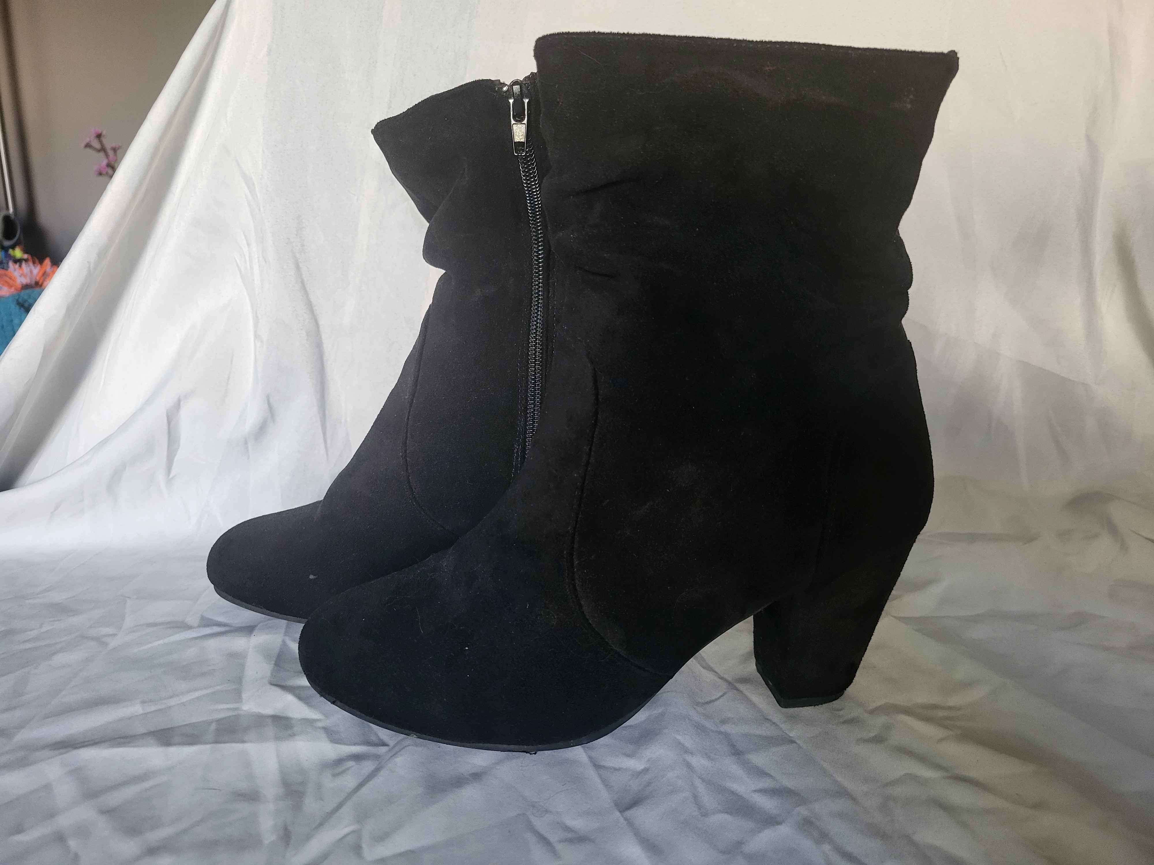Suede High Heel Boot - photo 2