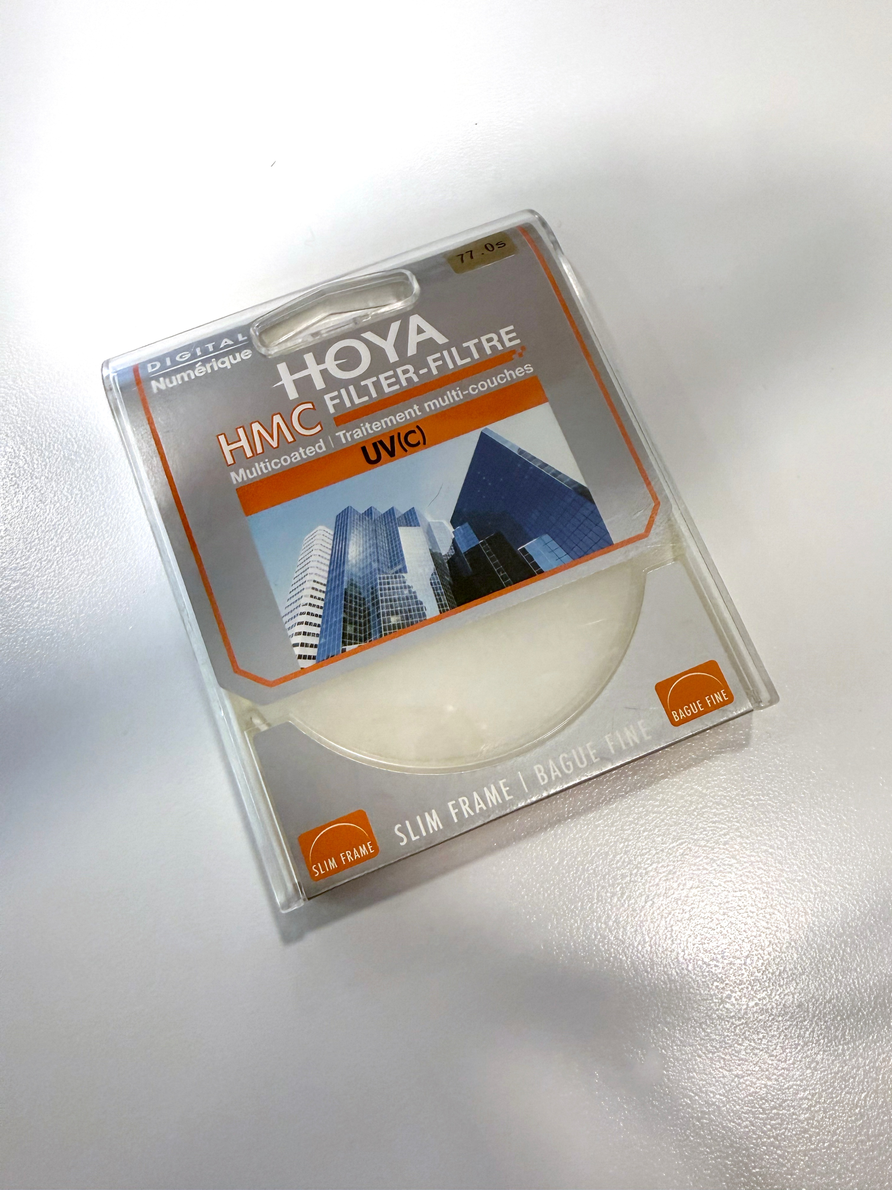 HOYA HMC UV(C) 77mm Slim Frame Lens Filter for Camera Lenses
