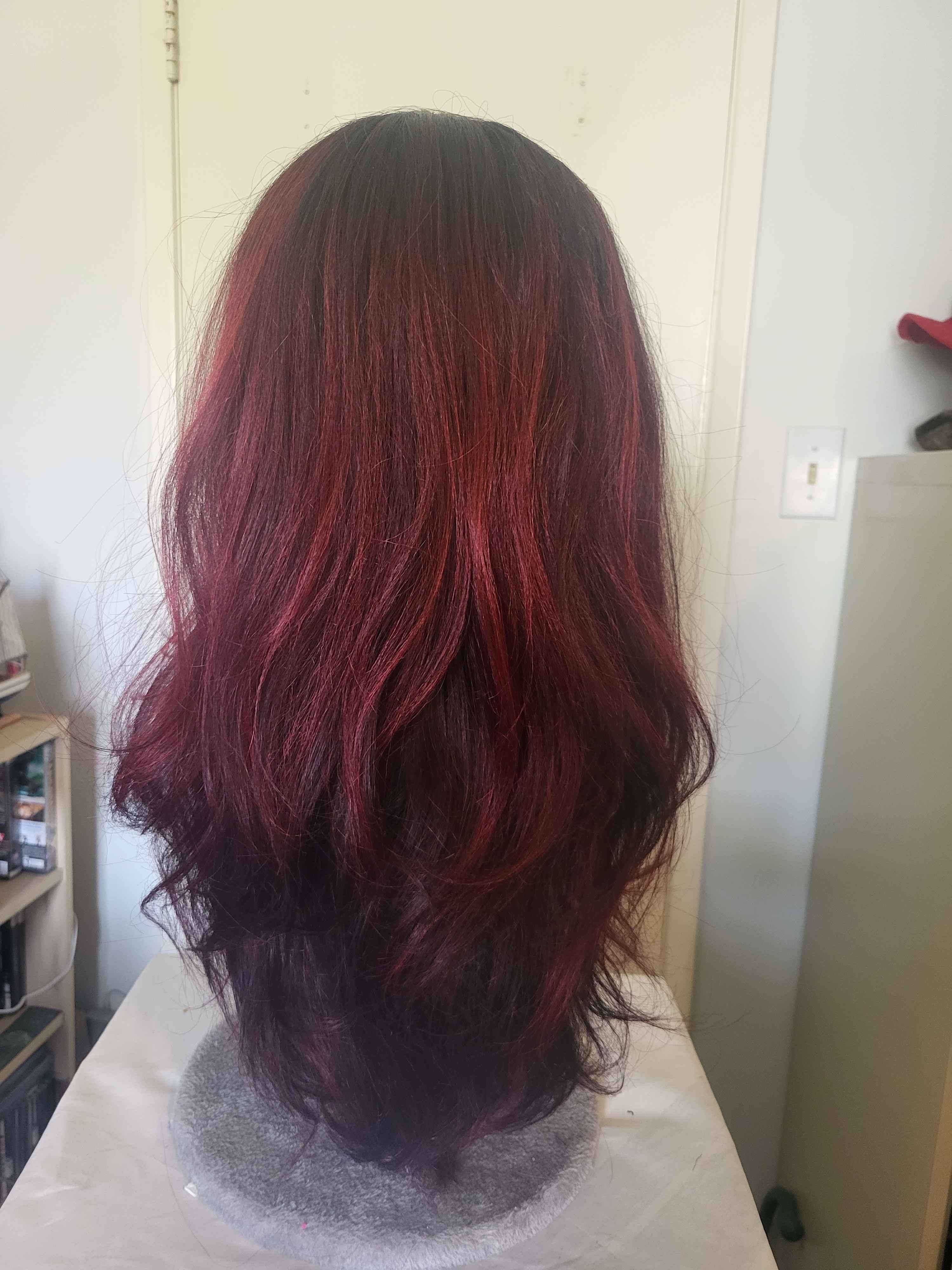 Red Layered Wig - photo 3