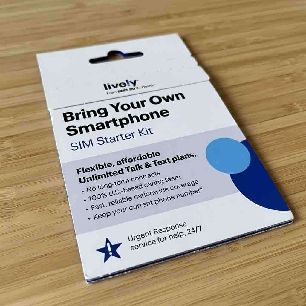 Lively Bring Your Own Smartphone SIM Starter Kit