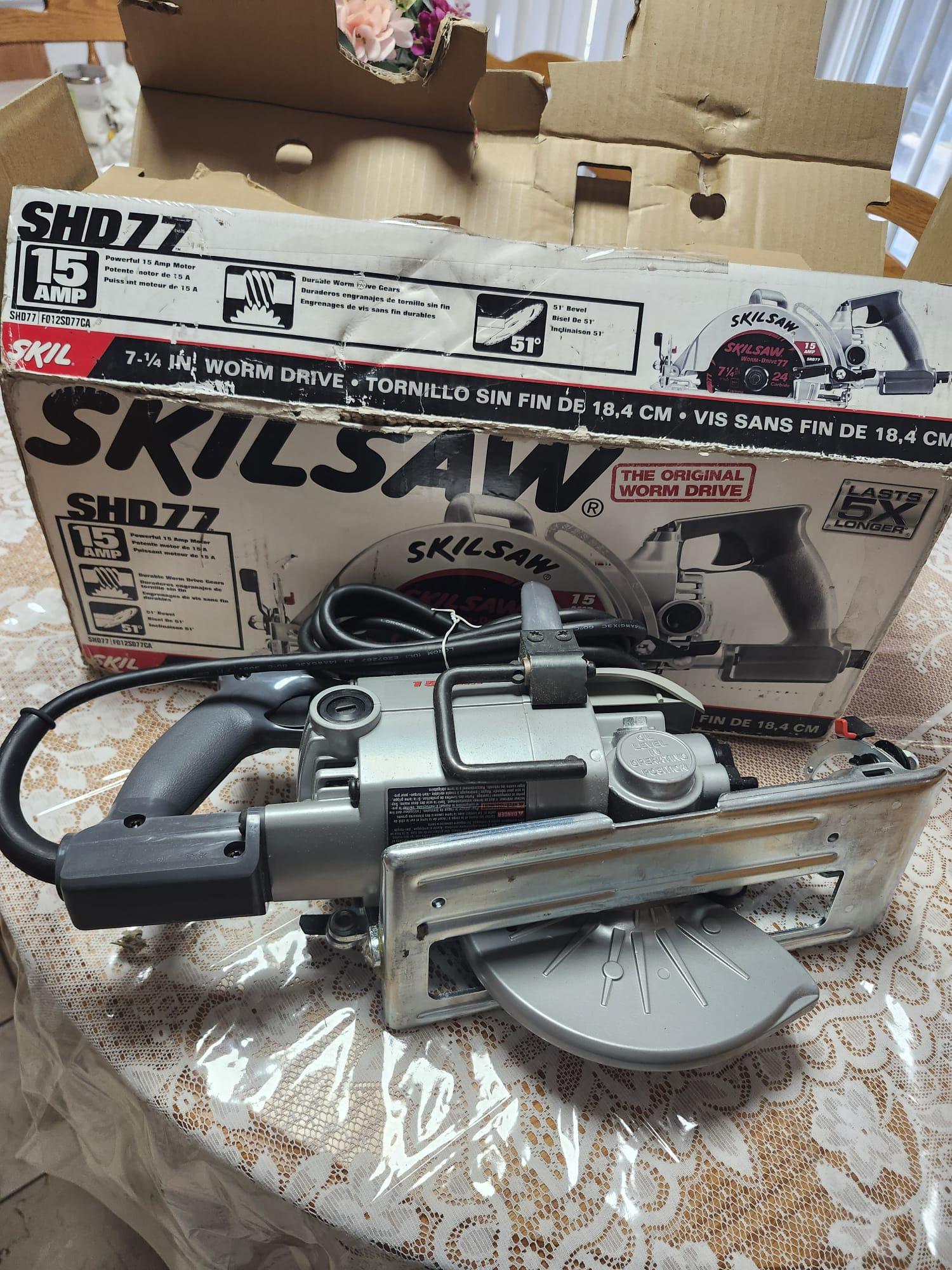 Brand New Skilsaw SHD77 7-1/4" Worm Drive Saw – Never Used - photo 2