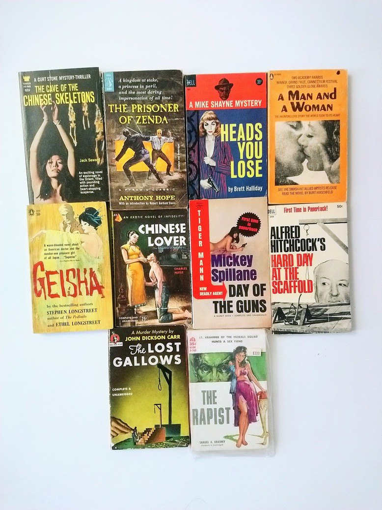 Pulp Fiction! Vintage pocketbooks