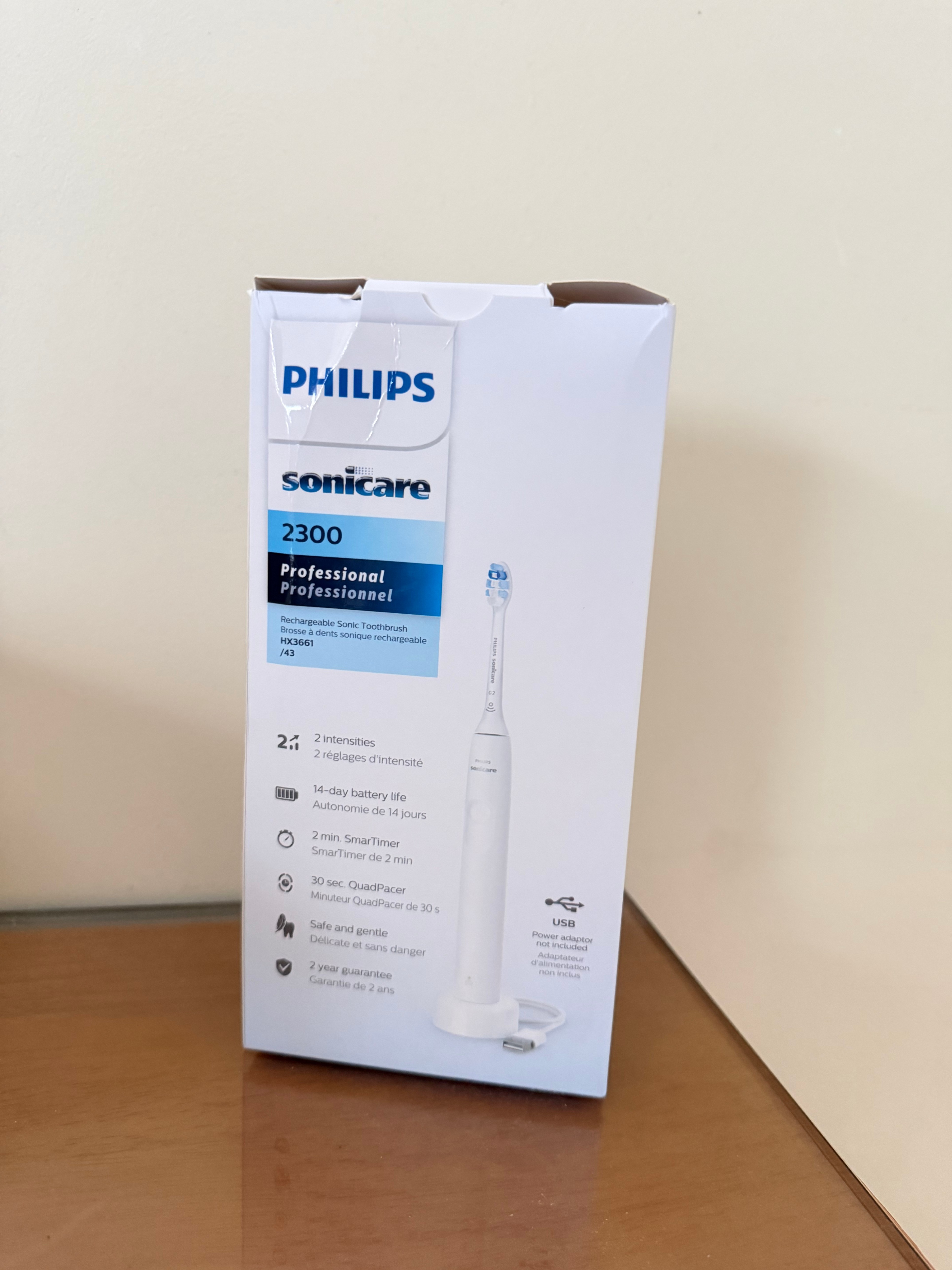 Philips Sonicare 2300 Professional Electric Toothbrush – White - photo 2