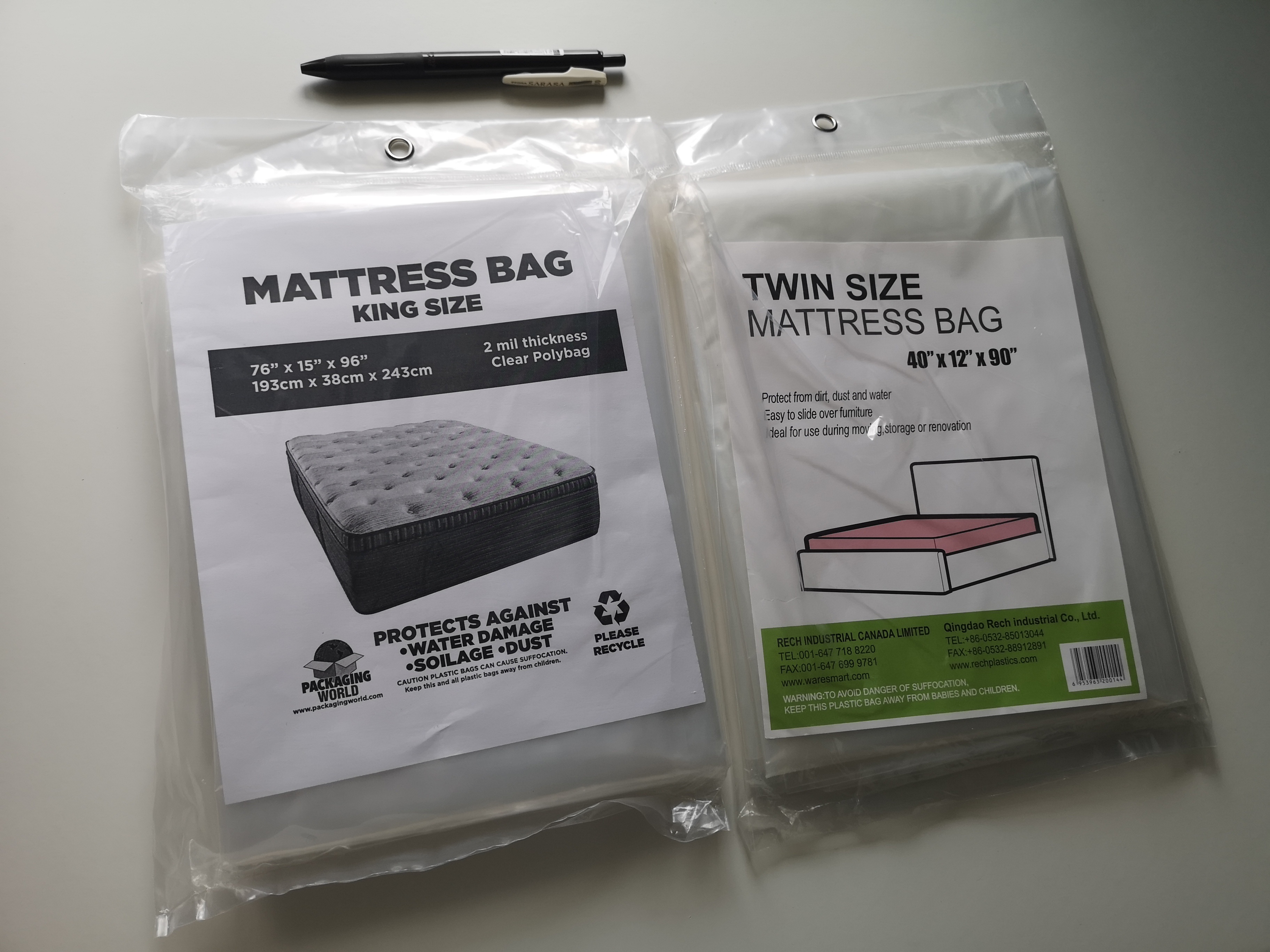 High quality Brand new King Size Twin Size Mattress Bags Queen