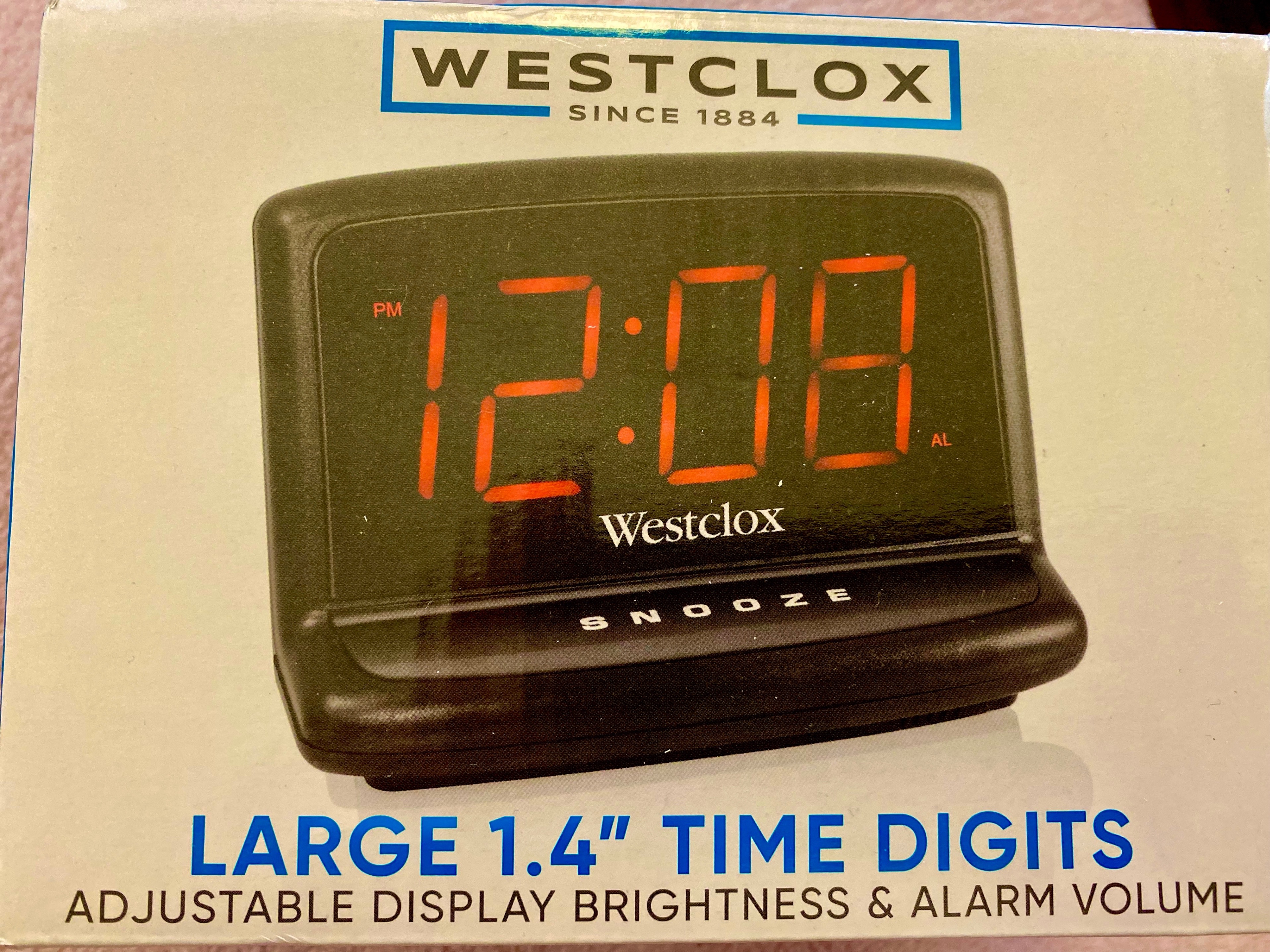 Westclox Digital Alarm Clock with Large 1.4" Time Digits - photo 5