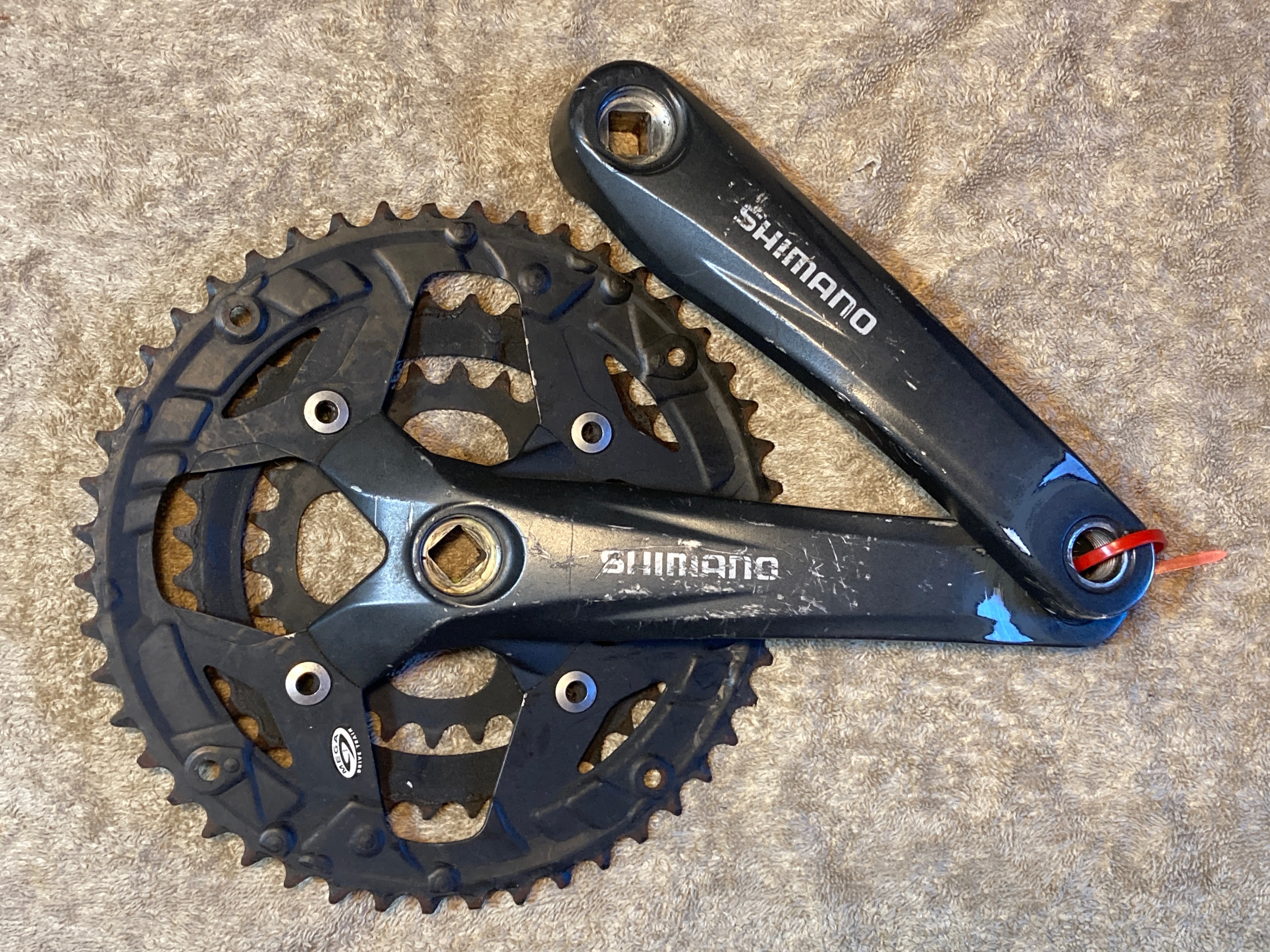 SHIMANO Acera FC-M391 9 Speed Square Taper Crankset 170 mm MTB - photo 2