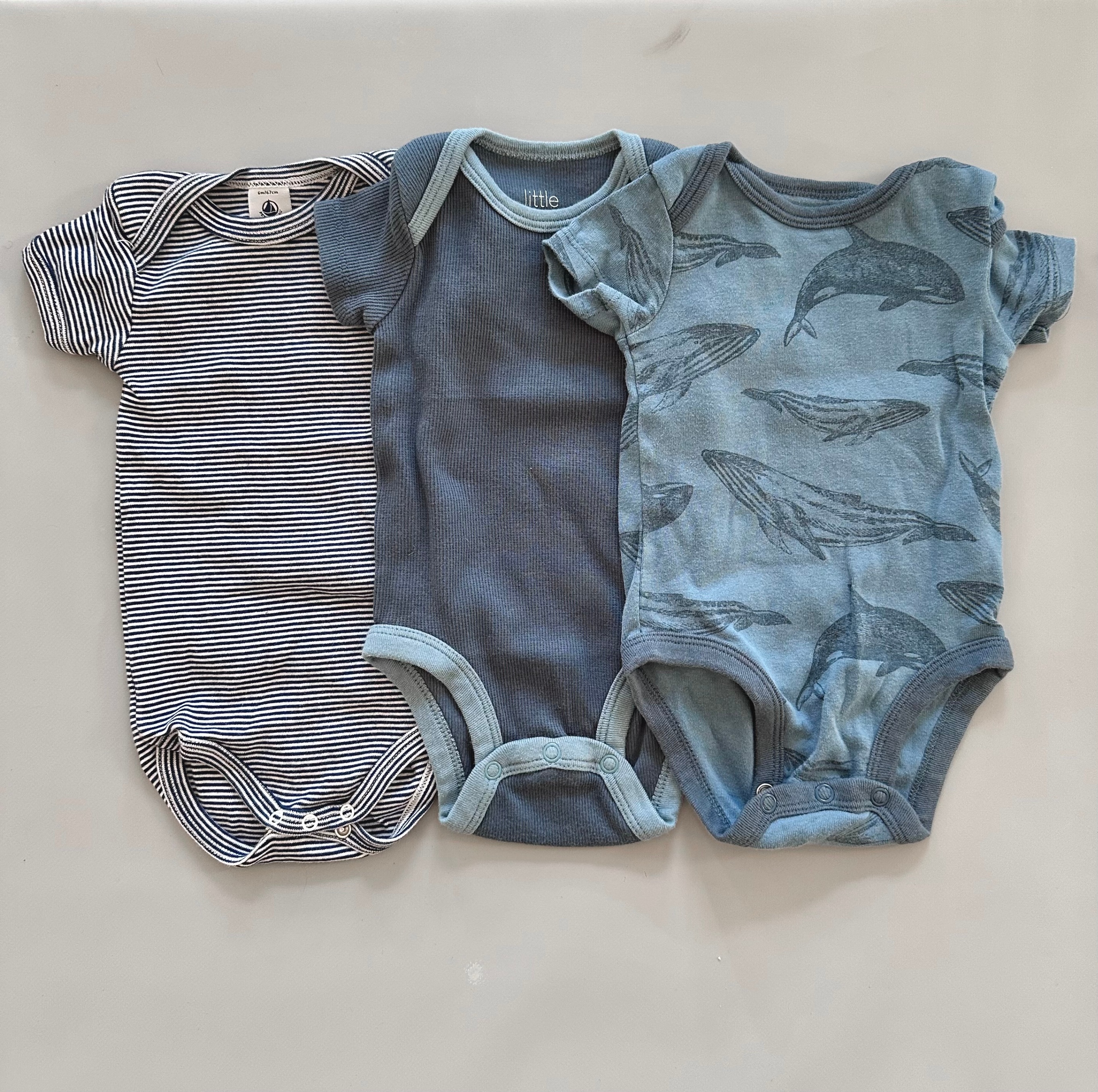 Baby Boy - Bodysuit Tees Bundle - 3-6 Months - photo 3
