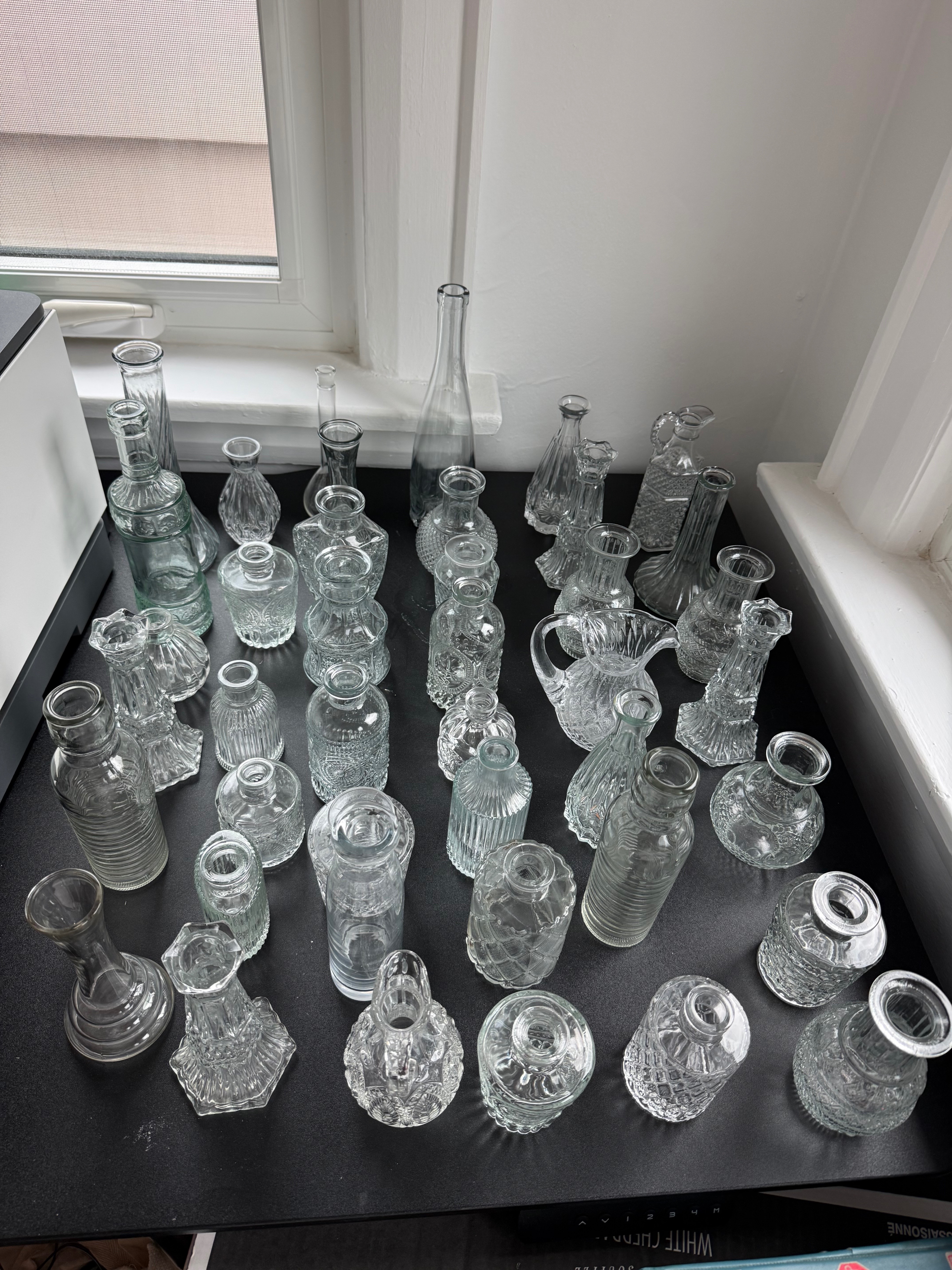 45 Assorted Clear Bud Vases - photo 3