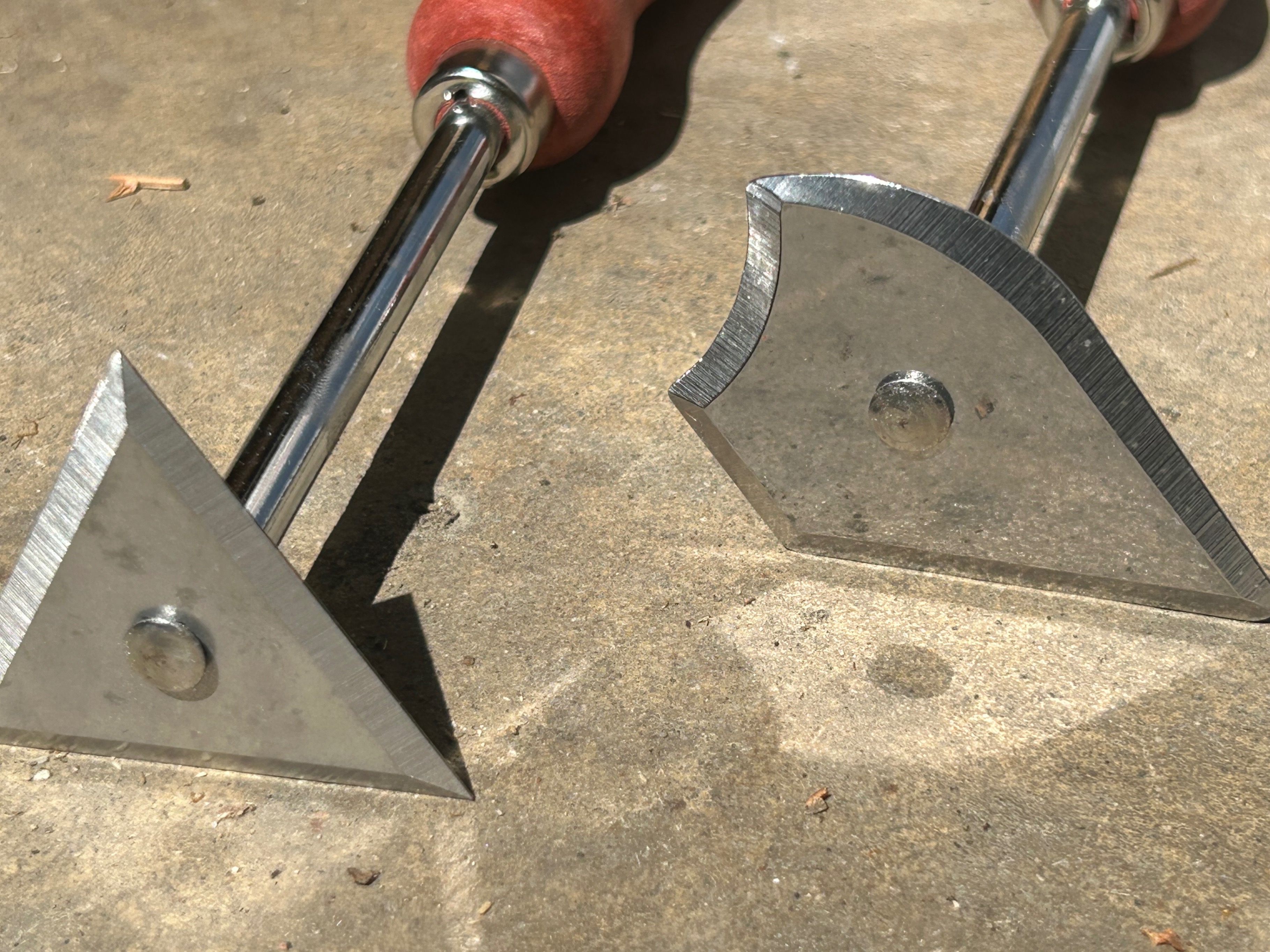 Metal Paint Scrapers - Triangle and Teardrop - photo 2