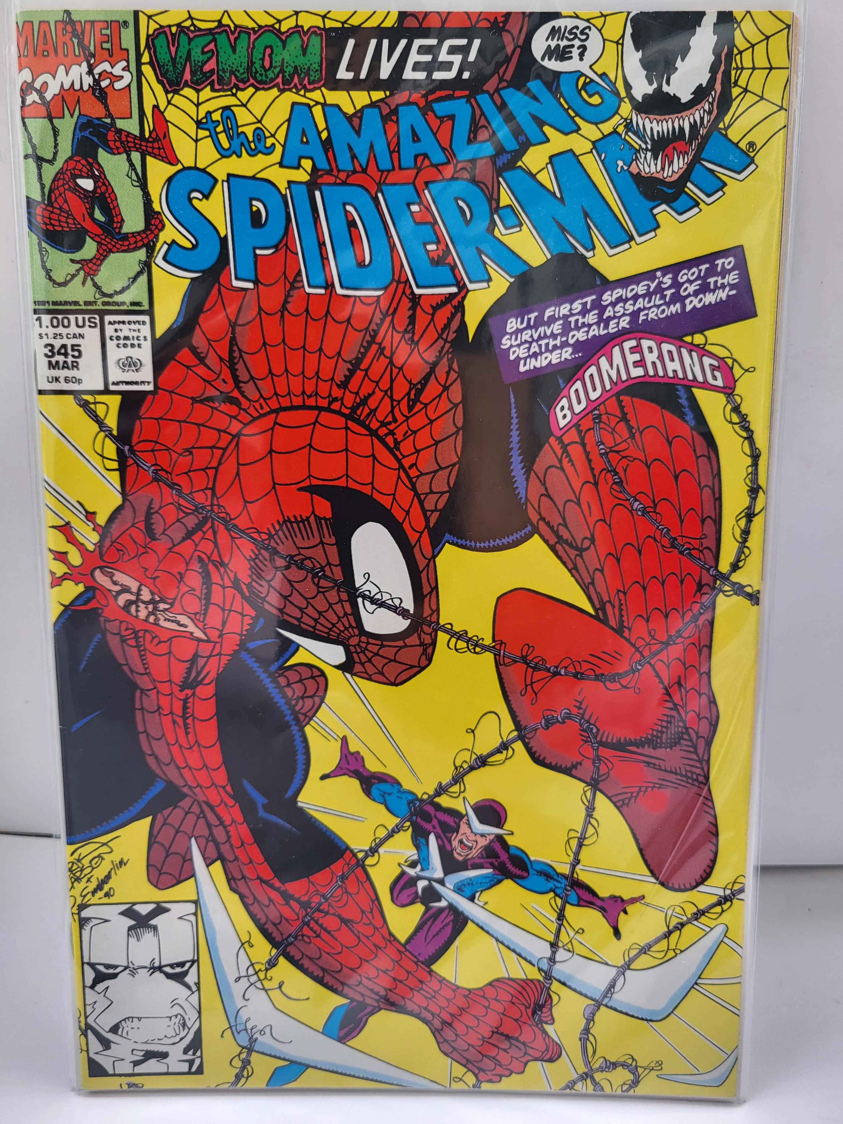 Amazing Spider-Man #345 (1991) – Venom/Carnage Issue!