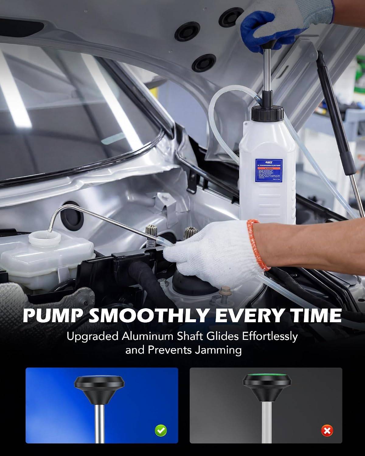 Fluid Transfer Pump, 1L Hand Fuel & Oil Dispenser Tool - photo 3
