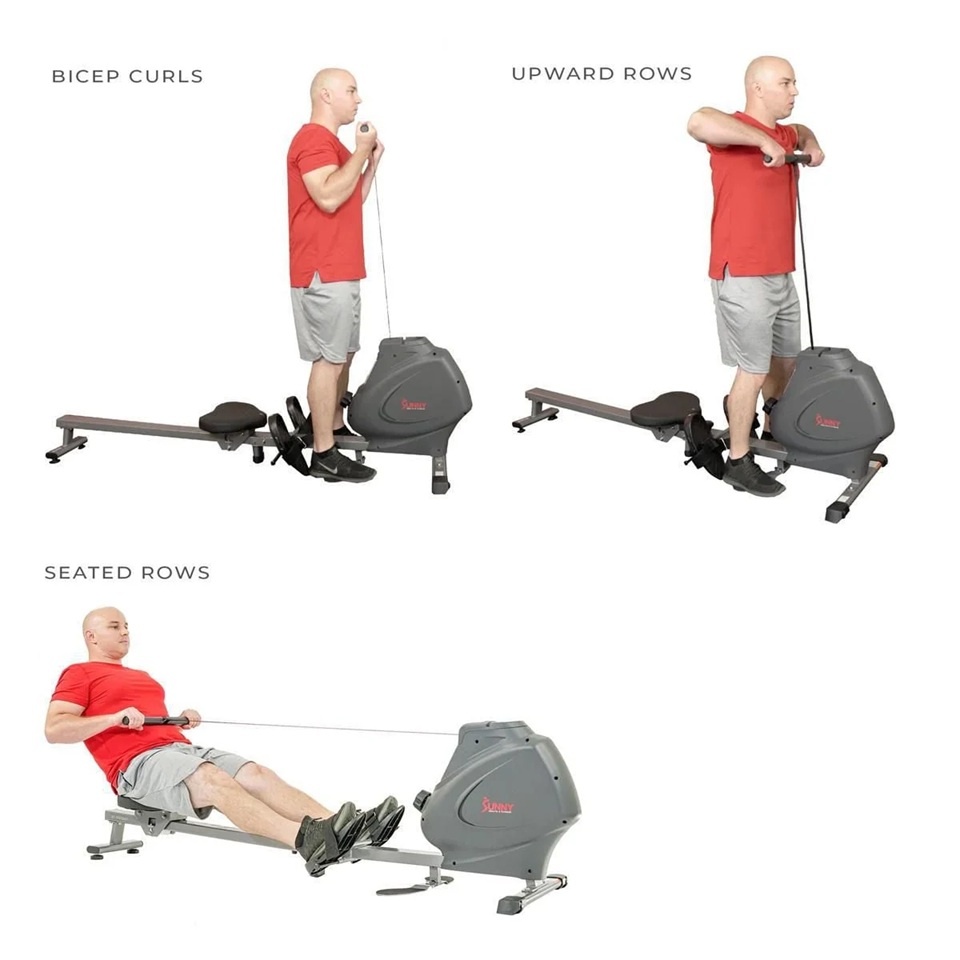 Like New Multifunction Magnetic Rowing Machine & Mat - photo 5