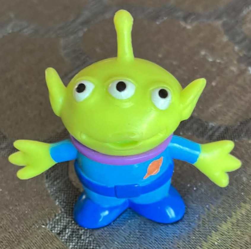 Disney Toy Story Three Eyed Alien Figure - 2 Inches