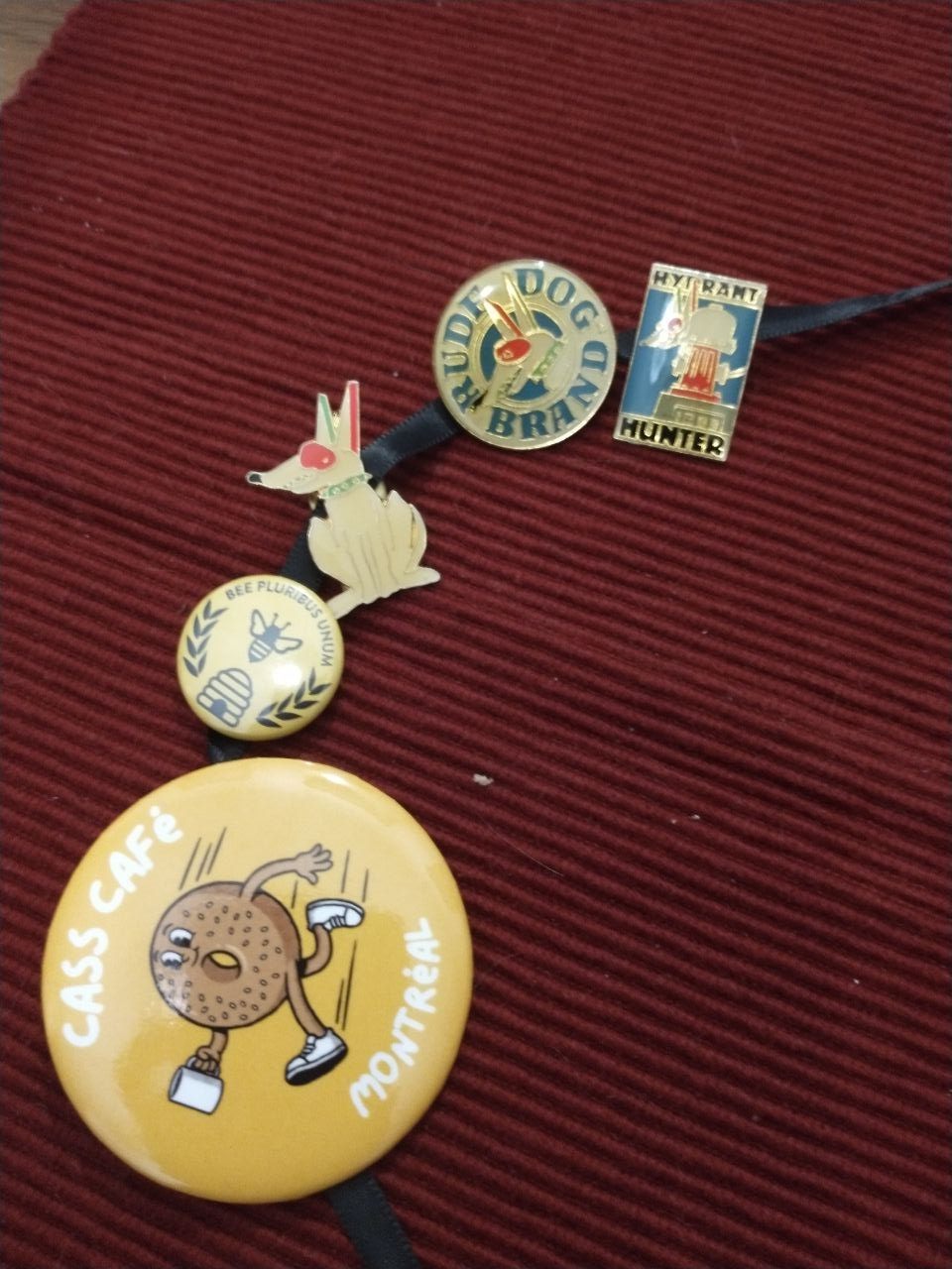 Small unique pin collection