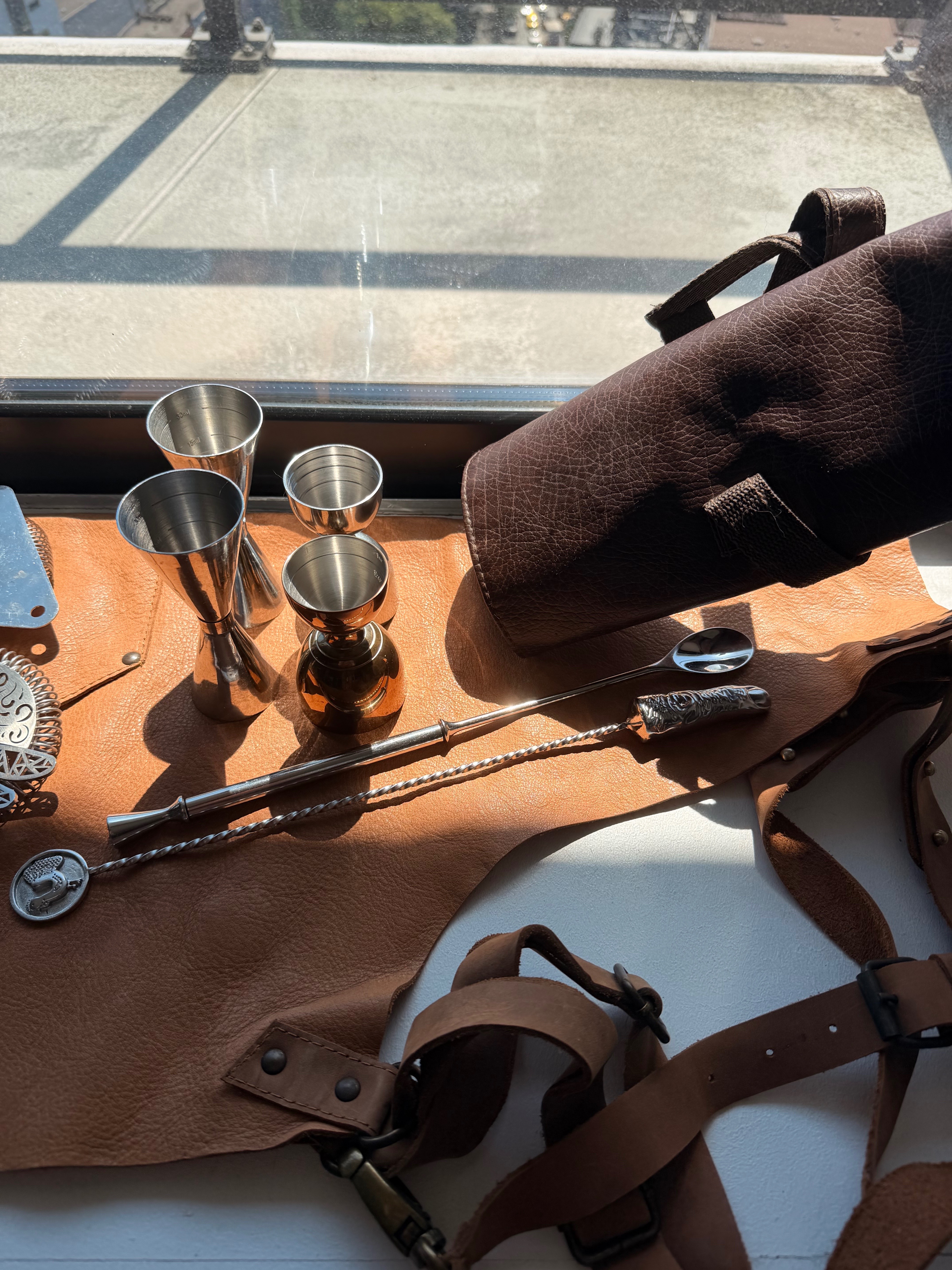Professional Bartender Tools + Leather Apron Collection - photo 3