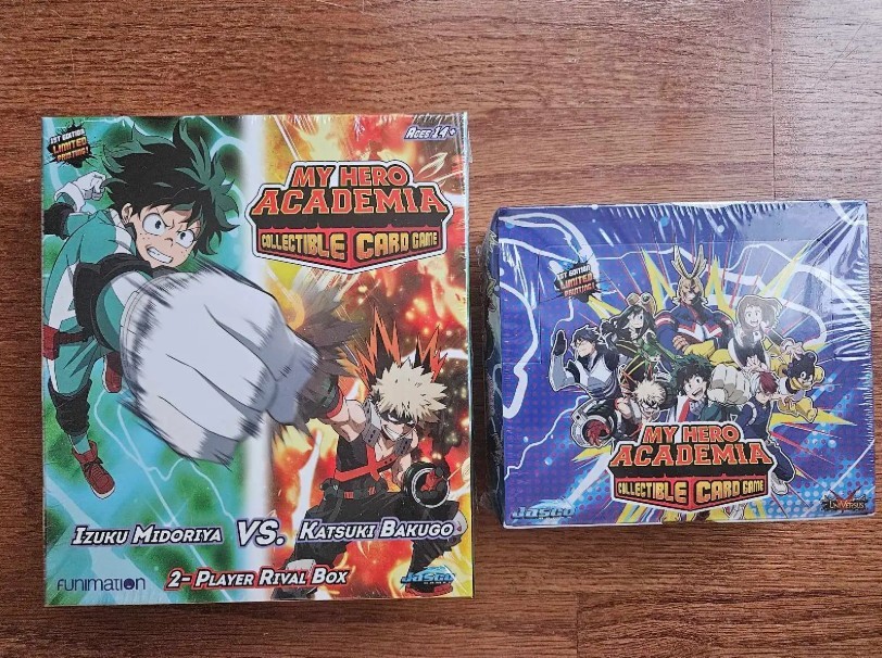 My Hero Academia TCG Booster Box + 2-Player Rival Box – SEALED