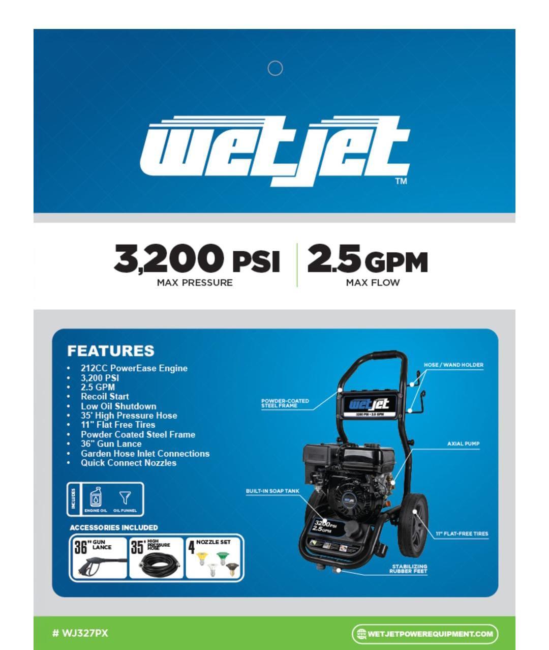 Gas Pressure Washer 3200 PSI / 2.5 GPM - photo 3