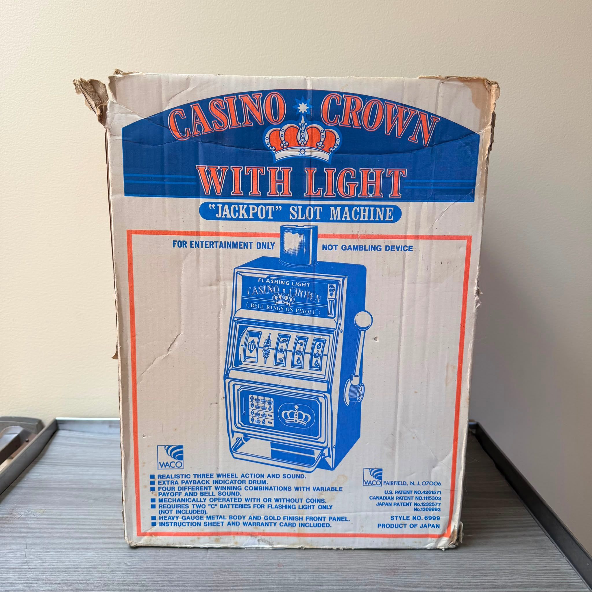 Vintage WACO Casino Crown Jackpot Slot Machine - photo 5