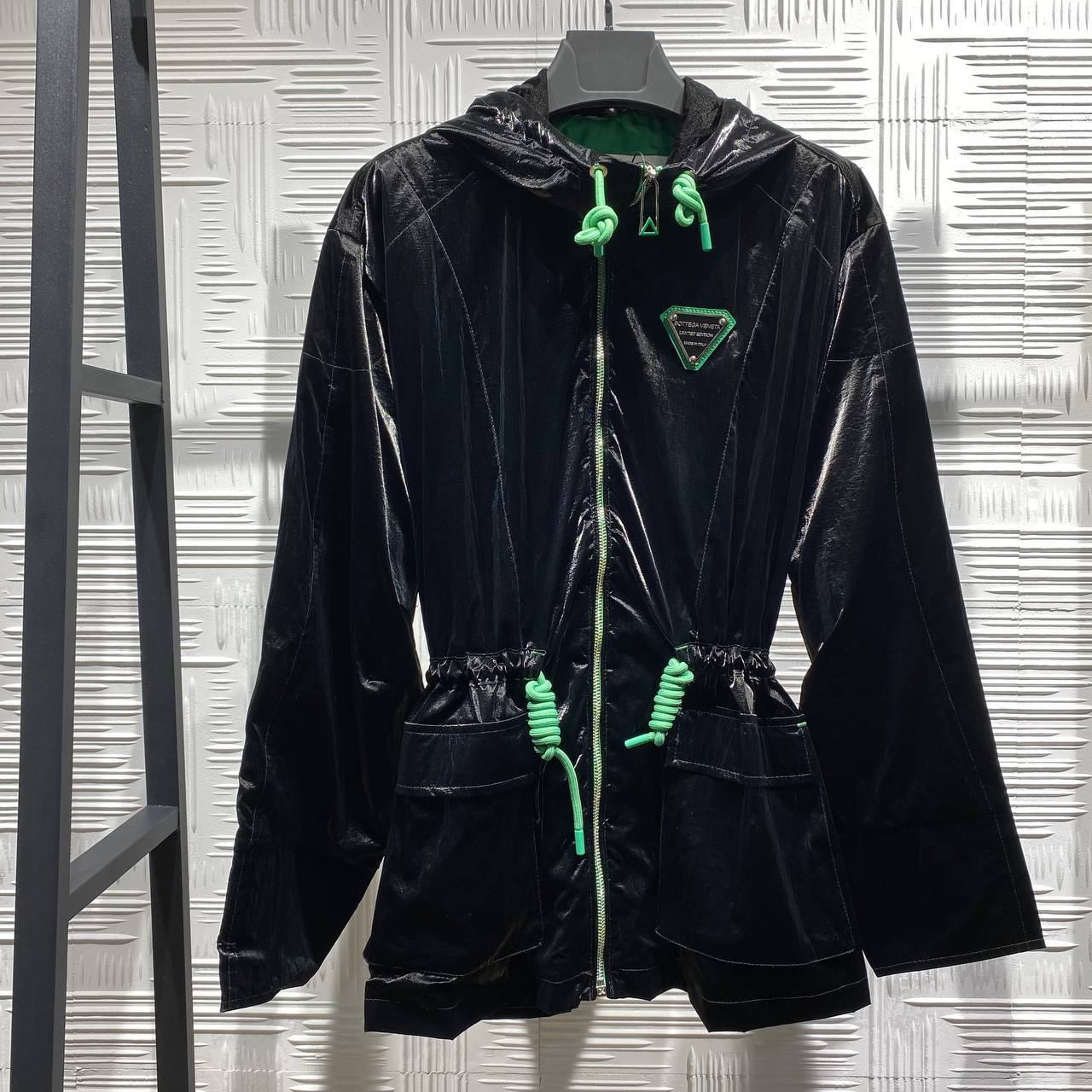 Bottega Veneta Women’s Hooded Jacket – Black & Green - photo 2