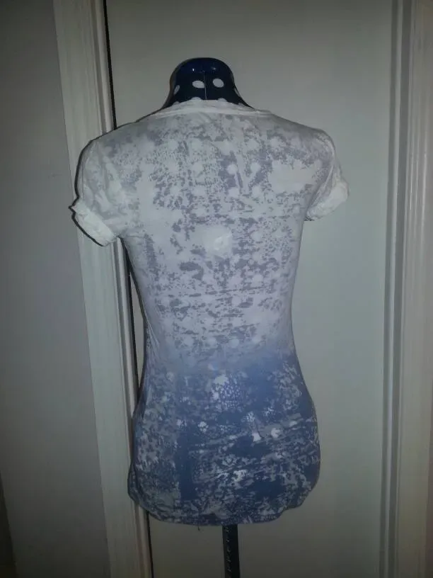 Softest Calvin Klein See-Though T- Shirt With Bling -- Size S... - photo 2