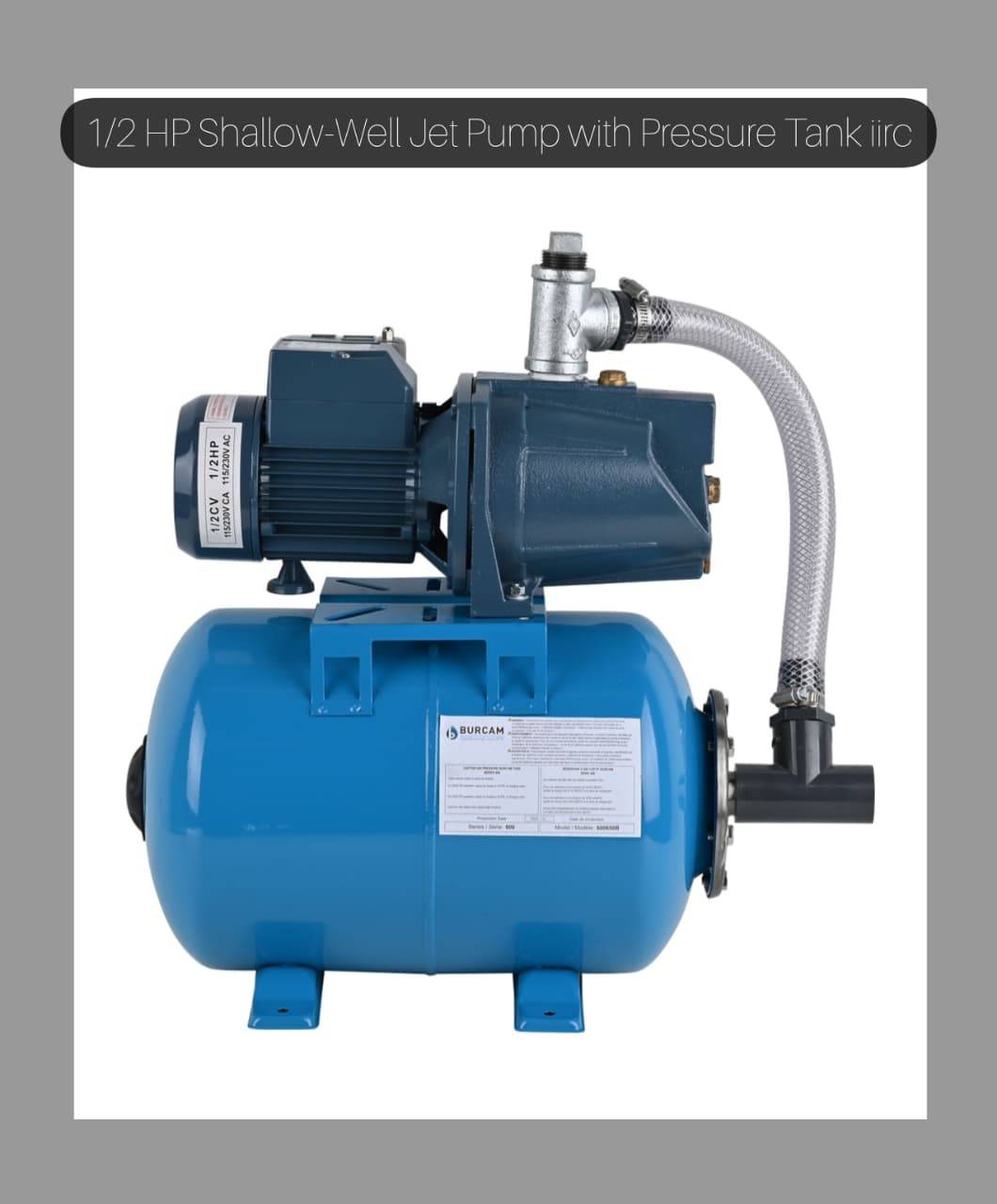Home Water Pump System (1/2 HP with Tank) - photo 3