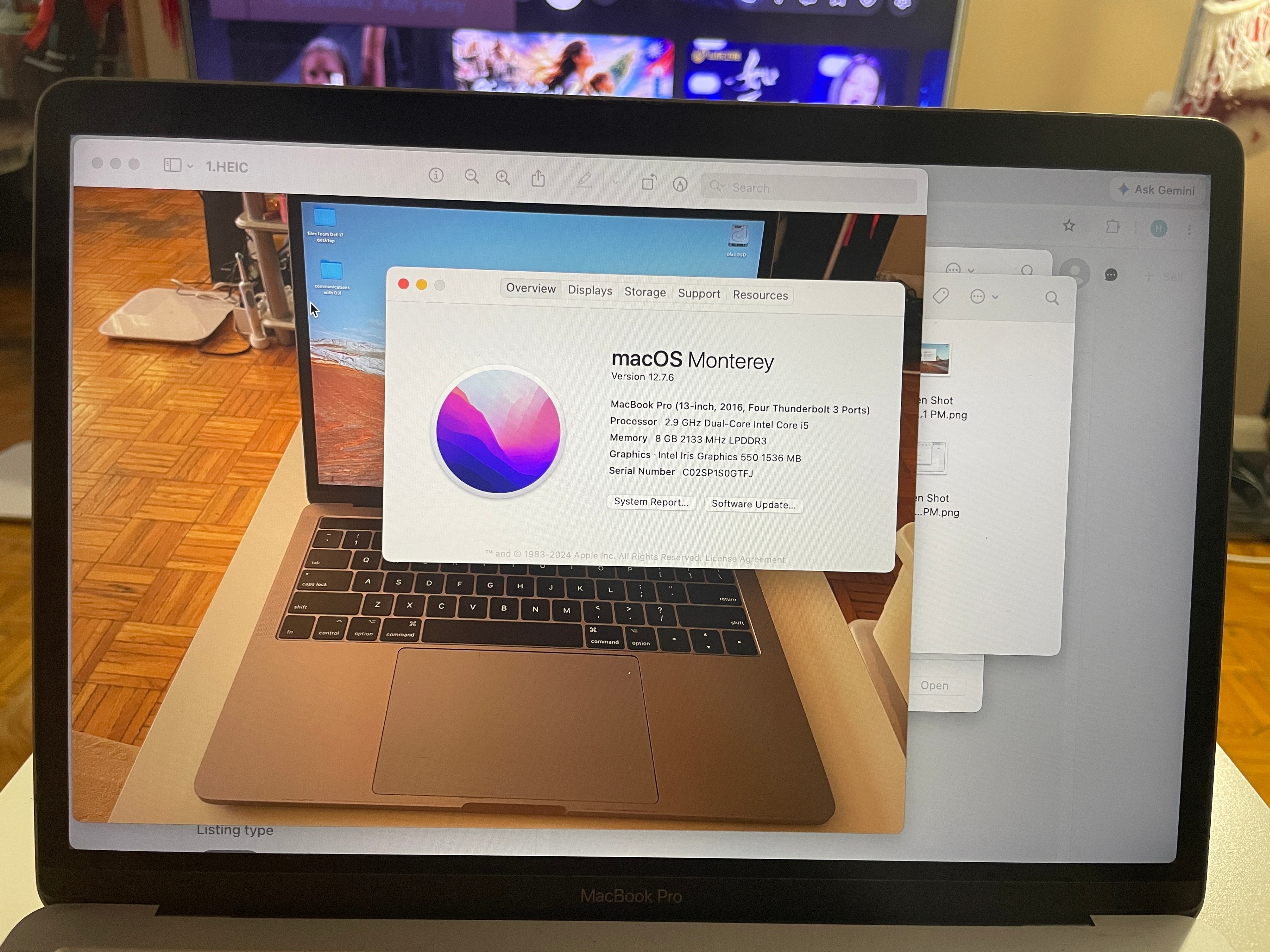 Apple Mac Book Pro A1706 with Touch Bar - photo 2