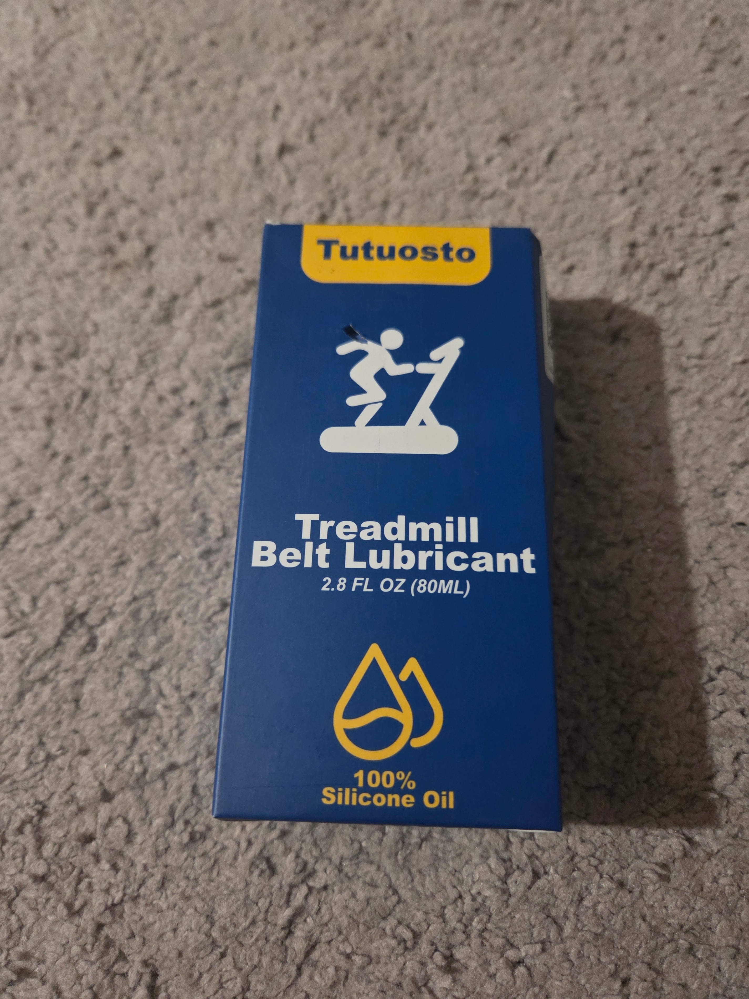 NEW Tutuosto 100% Silicone Treadmill Belt Lubricant, 80ml