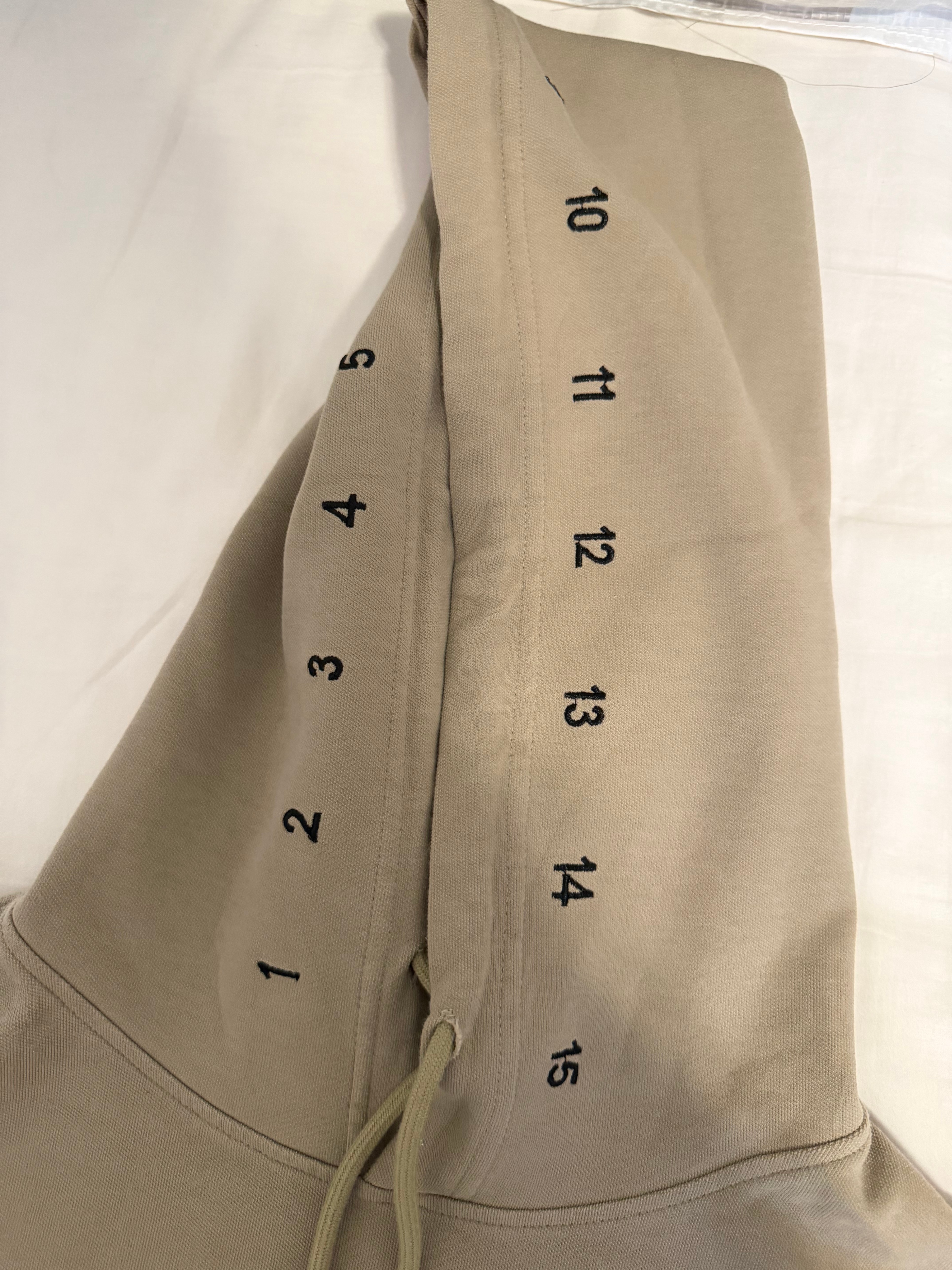 Minimalist Taupe / Beige Pullover Hoodie - photo 4