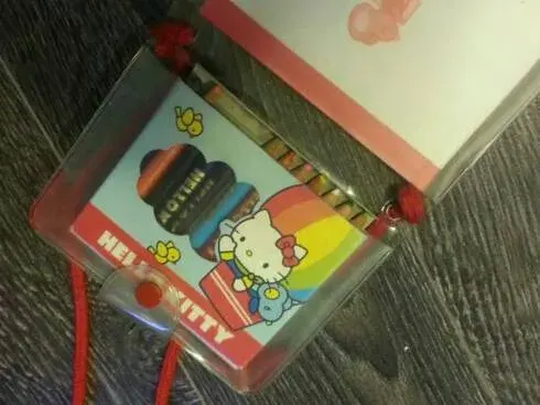 Nostalgia Buns: Vintage Hello Kitty "Purse" With Pencil Crayo...