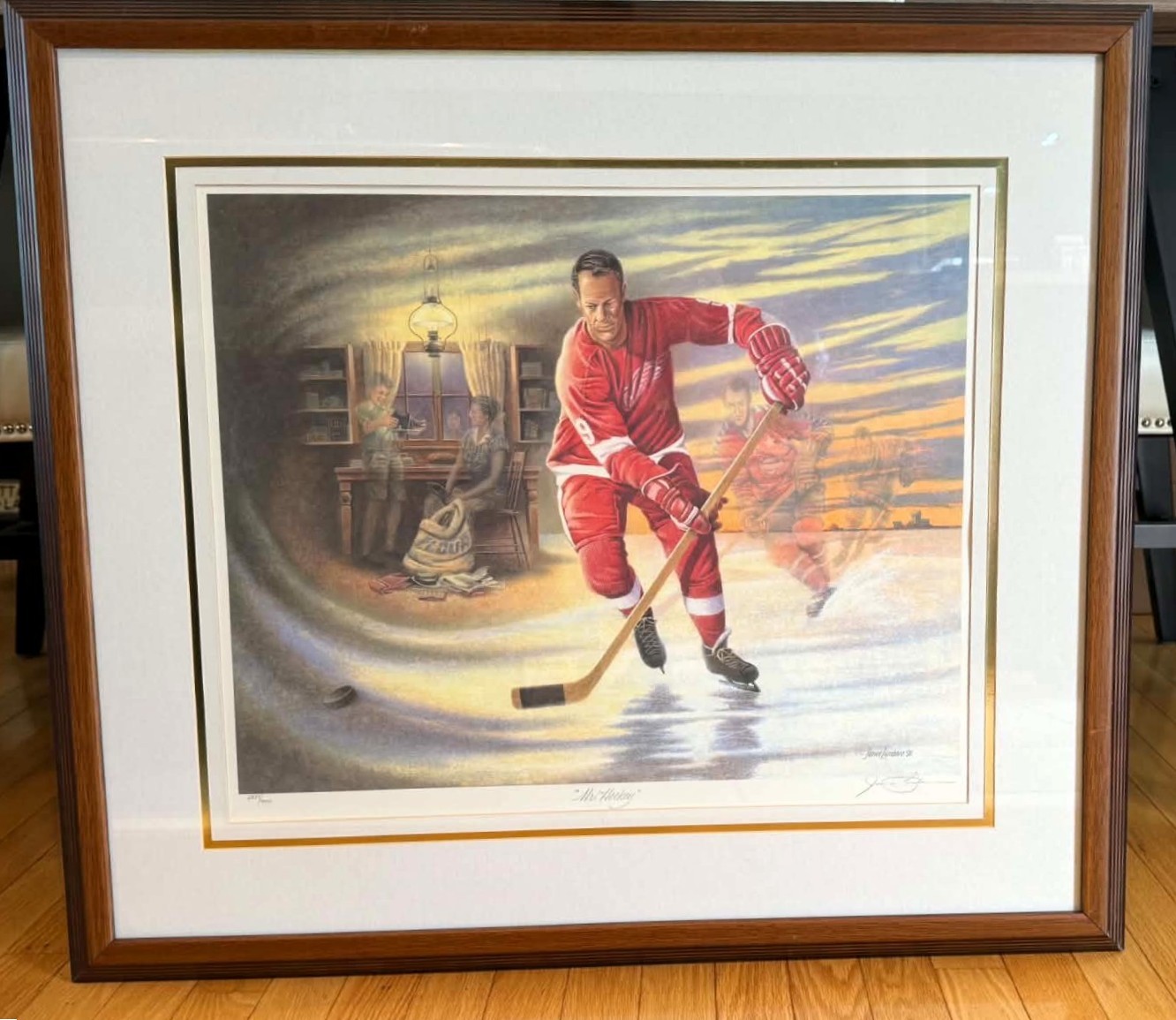 James Lumbers "Mr. Hockey" (Gordie Howe) Limited Edition Print - photo 3