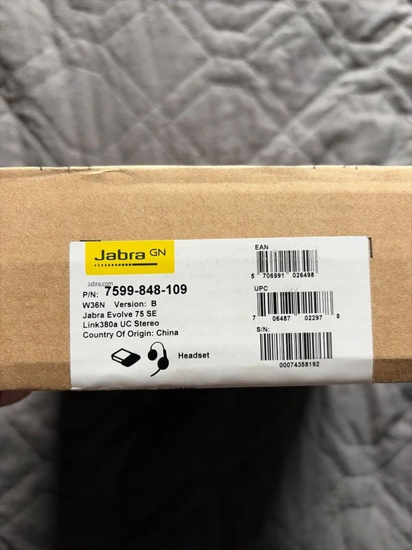 Jabra Evolve 75 SE Microsoft Teams Wireless Stereo Headset - photo 2